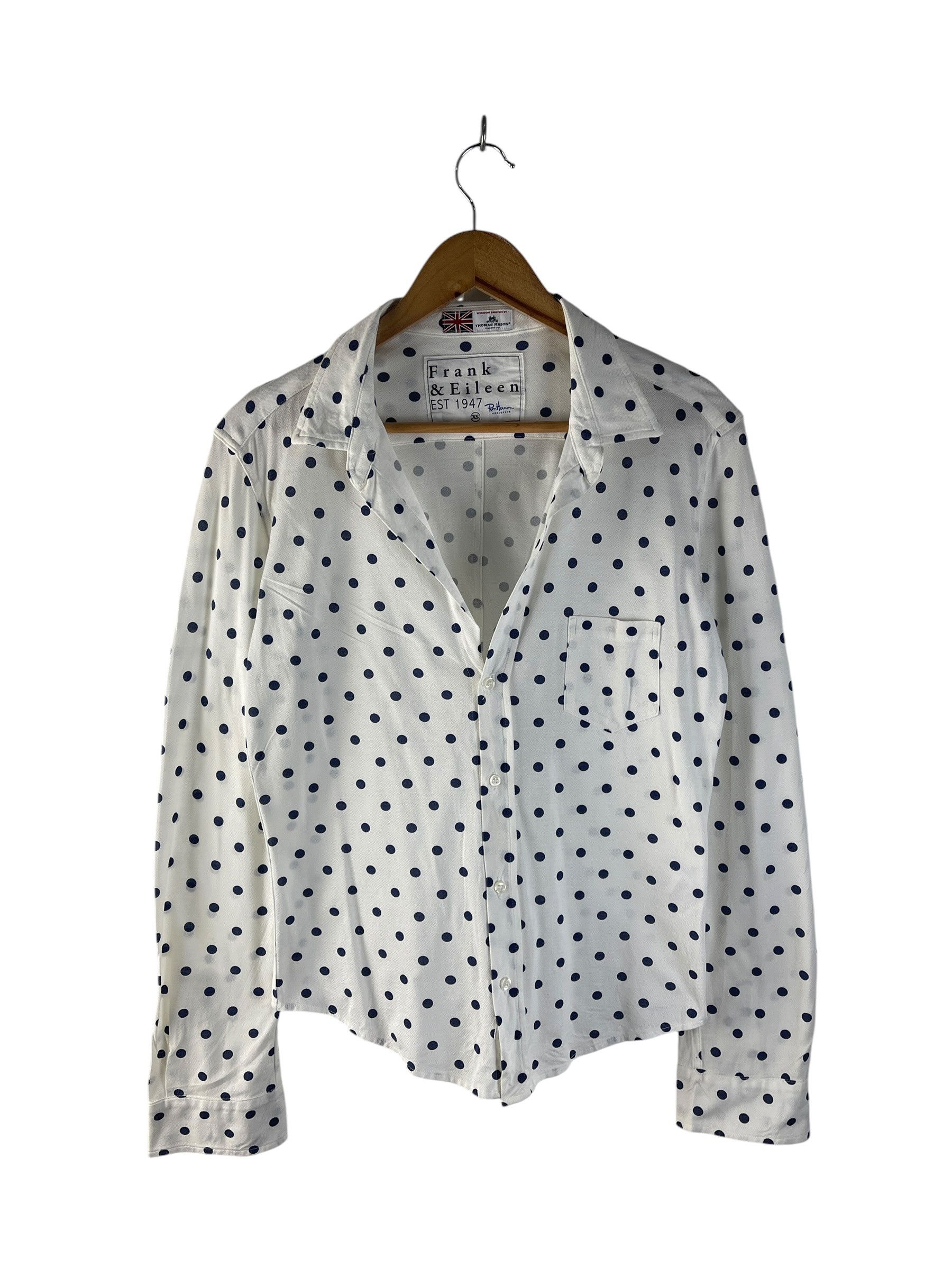 Frank & Eileen Frank & Eileen Polka Dot Shirt Ron Herman Thomas Mason Size US XS / EU 42 / 0 - 1 Thumbnail