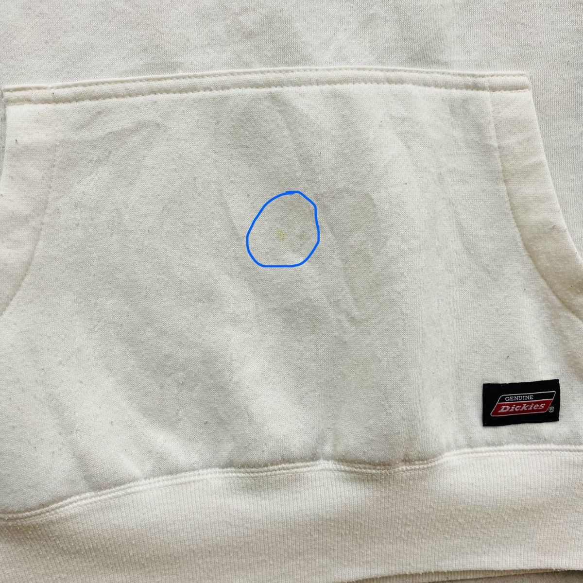 Dickies Vintage Dickies Hoodie White Cream Colour Embroidery Logo Size US L / EU 52-54 / 3 - 6 Thumbnail