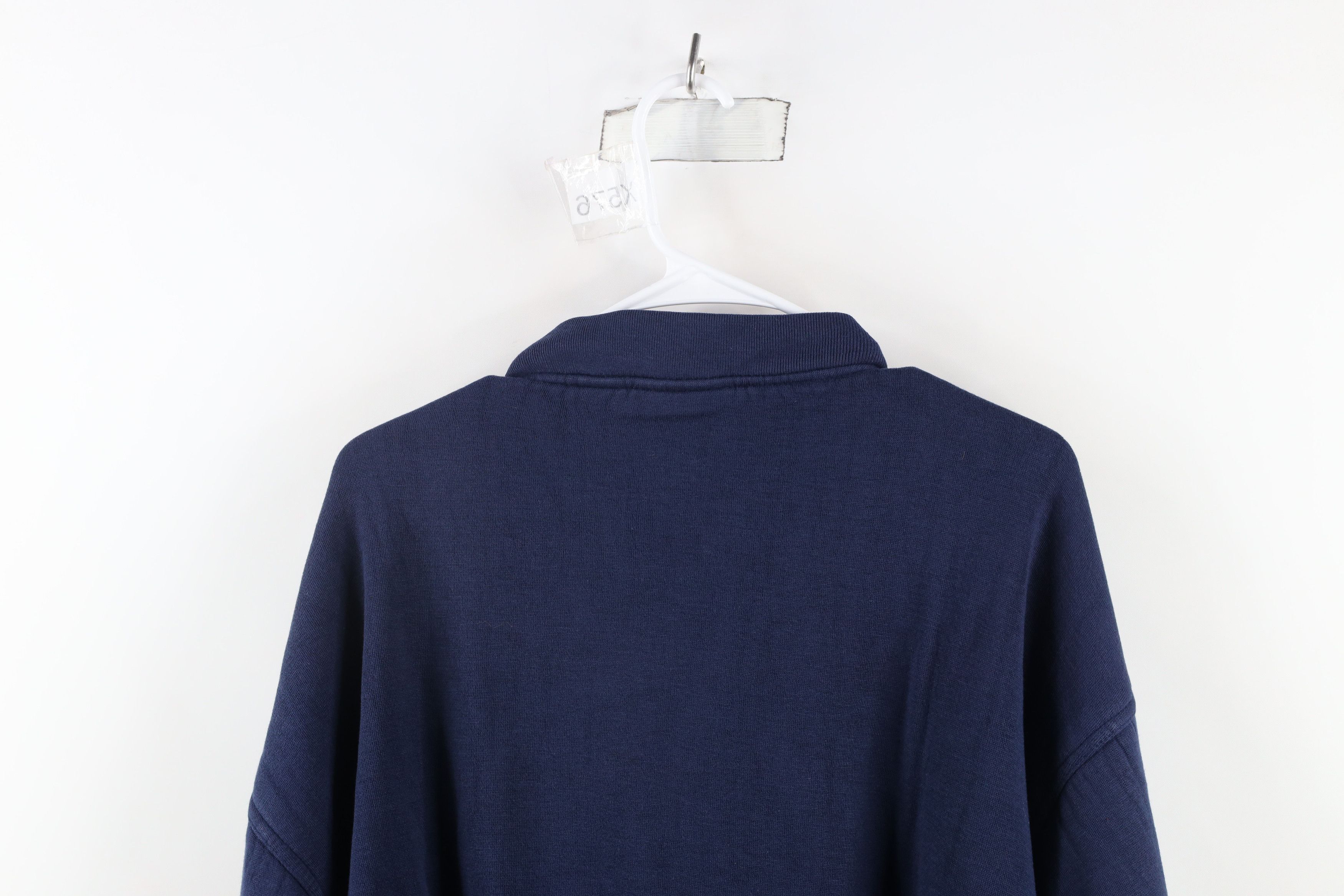 Vintage Vintage 90s Streetwear Thermal Waffle Knit Lined Sweatshirt Size US XL / EU 56 / 4 - 15 Thumbnail