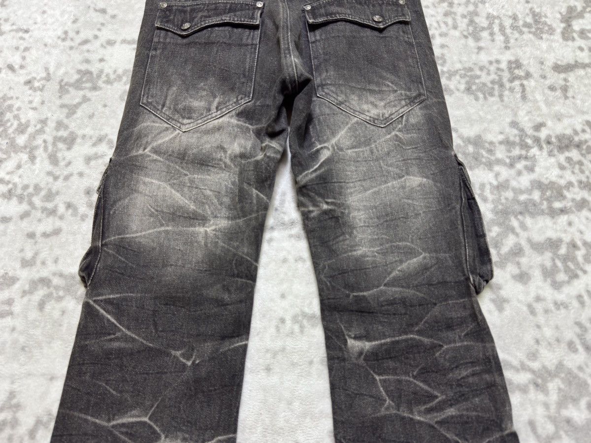 Japanese Brand Double Focus Tactical Cargo Denim Y2K Punk Multipocket Size US 28 / EU 44 - 12 Thumbnail