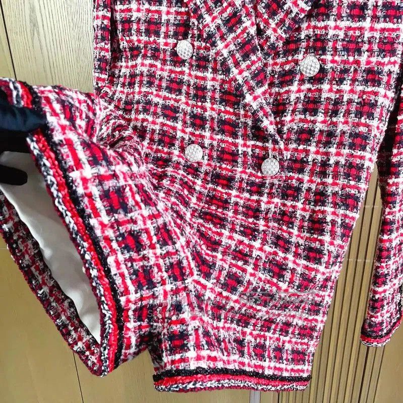 Chanel Colorblock Wool Blend Jacket .
