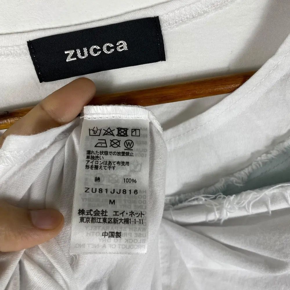 Zucca ZUCCA Women Baggy Cropped Tops Design Tee Medium Size Size M / US 6-8 / IT 42-44 - 6 Thumbnail