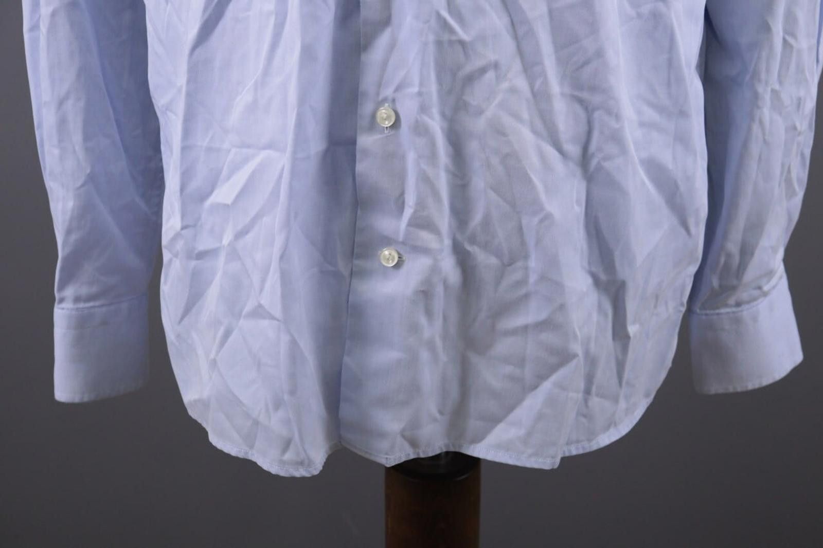 Eton Eton Contemporary Luxury Blue Down Dress Shirt Size 41 / 16 Size US M / EU 48-50 / 2 - 2 Thumbnail