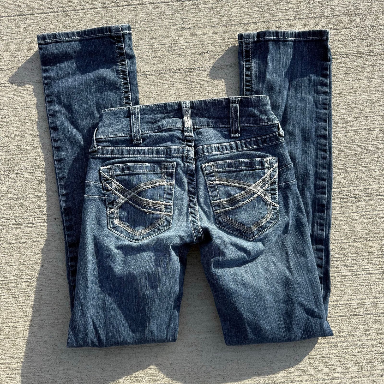 Ariat Ariat 25R Mid Rise Stretch Ivy Stackable Straight Leg Jeans Size 25" / US 0 / IT 36 - 1 Thumbnail