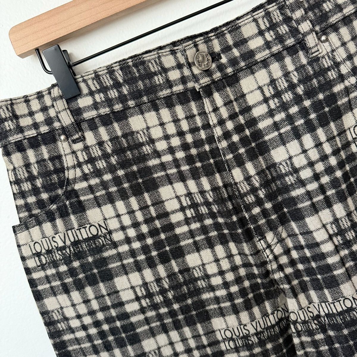 Louis Vuitton Louis Vuitton Checkered Monogram Cotton Shorts size 34 Size US 34 / EU 50 - 2 Thumbnail