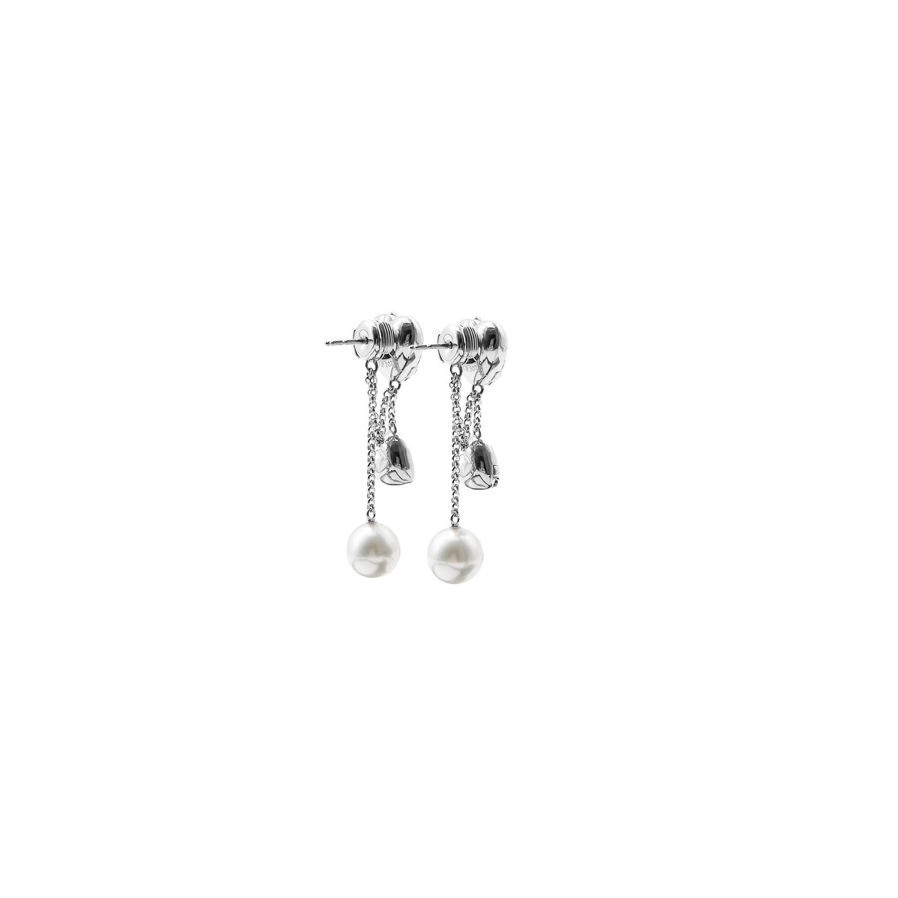Chrome Hearts Chrome Hearts Mikimoto White Gold Hearts Pearl Earring Drop Size ONE SIZE - 3 Thumbnail