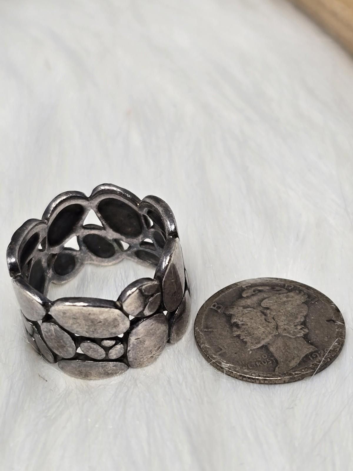 John Hardy Vintage John Hardy Sterling Silver Kali Pebble Ring Sz 7 Size ONE SIZE - 6 Thumbnail