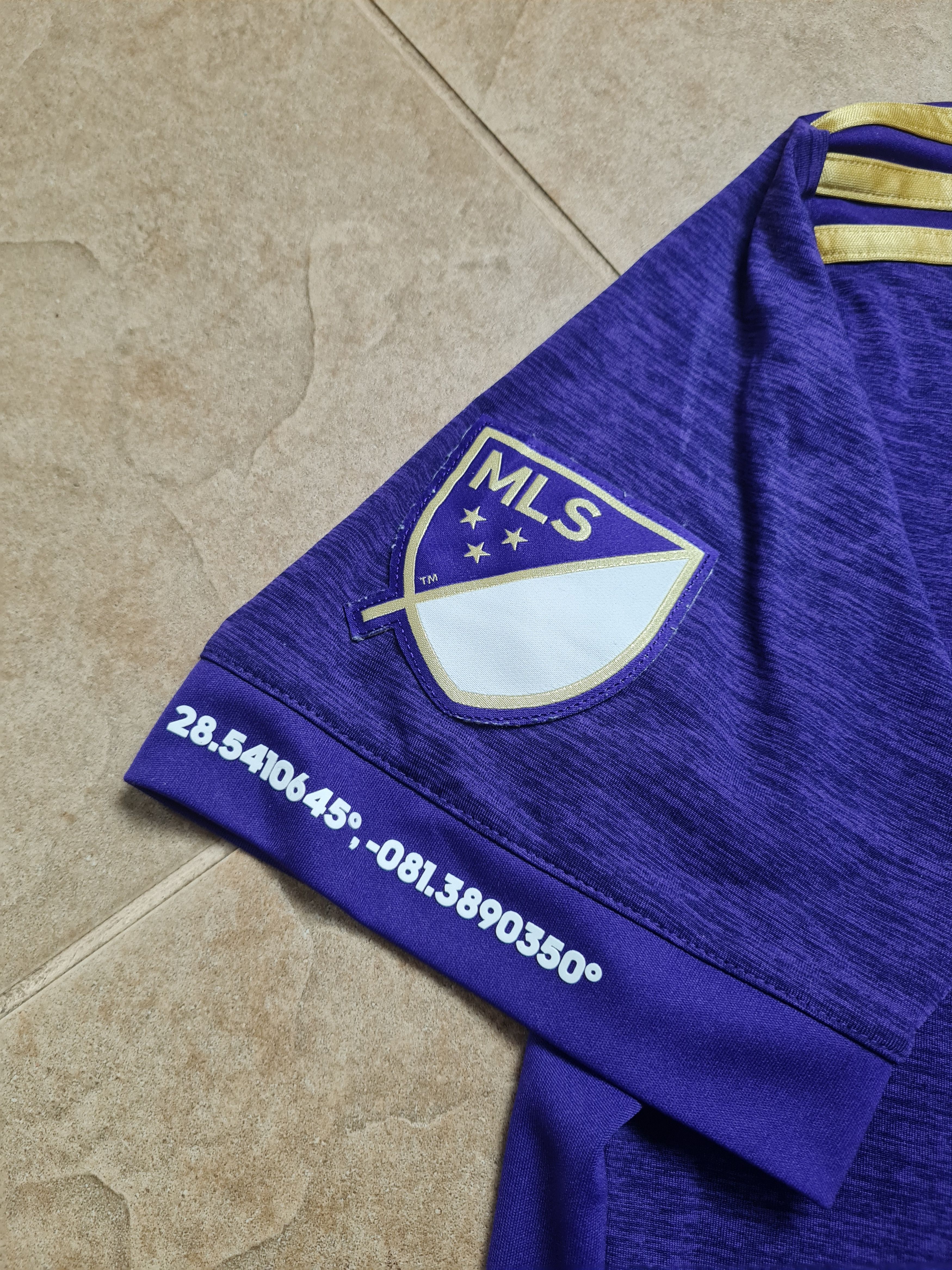 Adidas Adidas Orlando City SC MLS 2018 Jersey Soccer Purple Collar Size US M / EU 48-50 / 2 - 12 Thumbnail