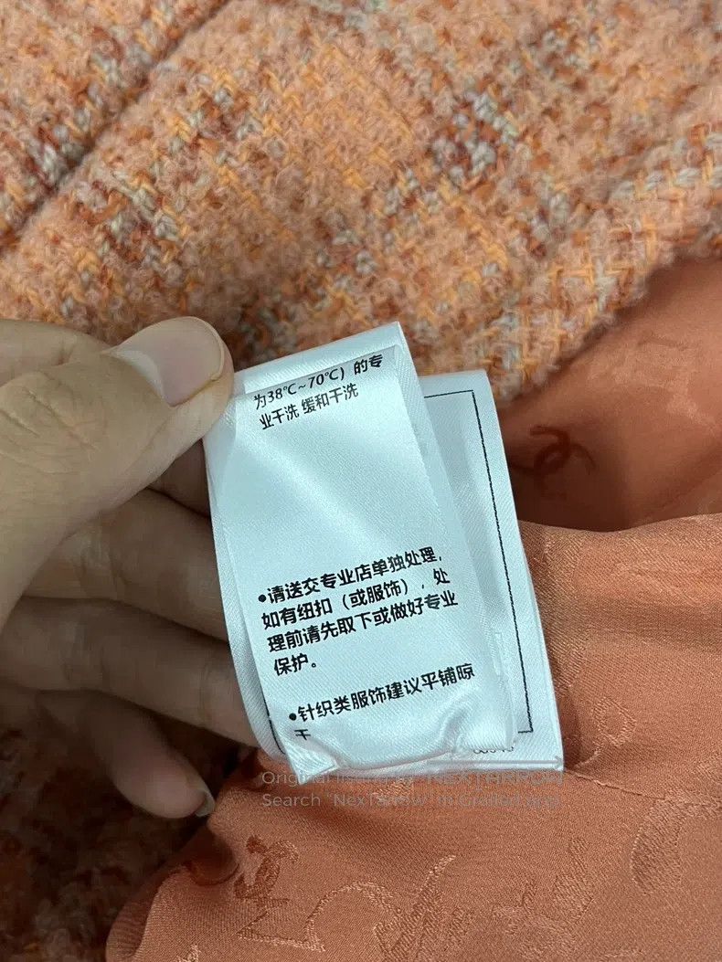 Chanel Chanel 24A Manchester orange soft double-breasted jacket Size XXS / US 00 / IT 34 - 8 Thumbnail