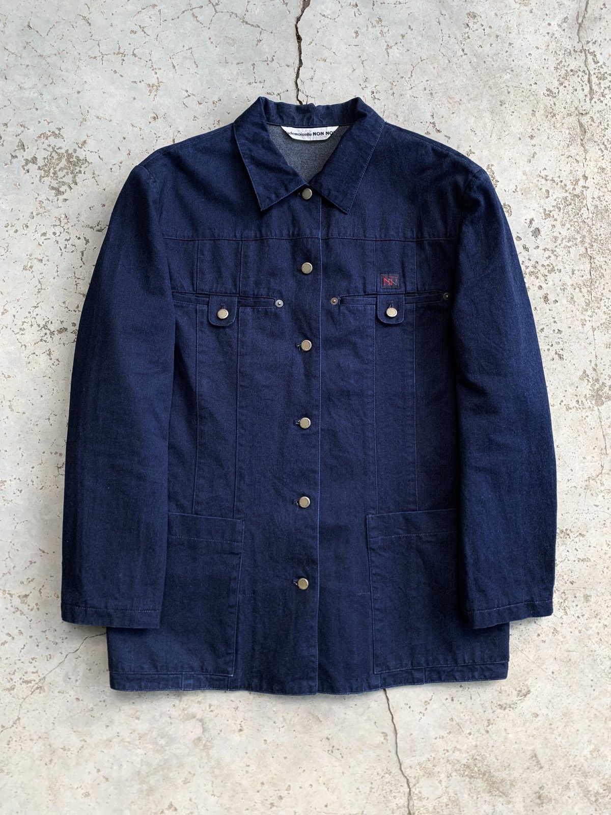 Issey Miyake Issey Miyake Mademoiselle Non Non Denim Jacket Size US M / EU 48-50 / 2 - 1 Thumbnail
