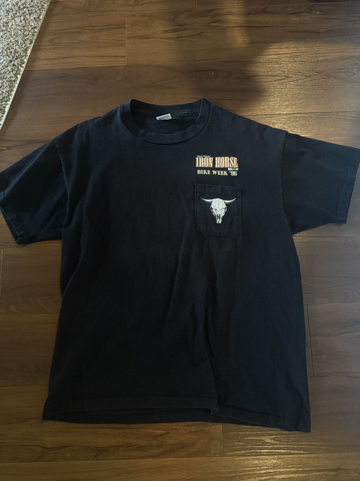 Harley Davidson Harley Davidson iron horse bike week 1996 vintage vtg Size US XL / EU 56 / 4 - 4 Thumbnail