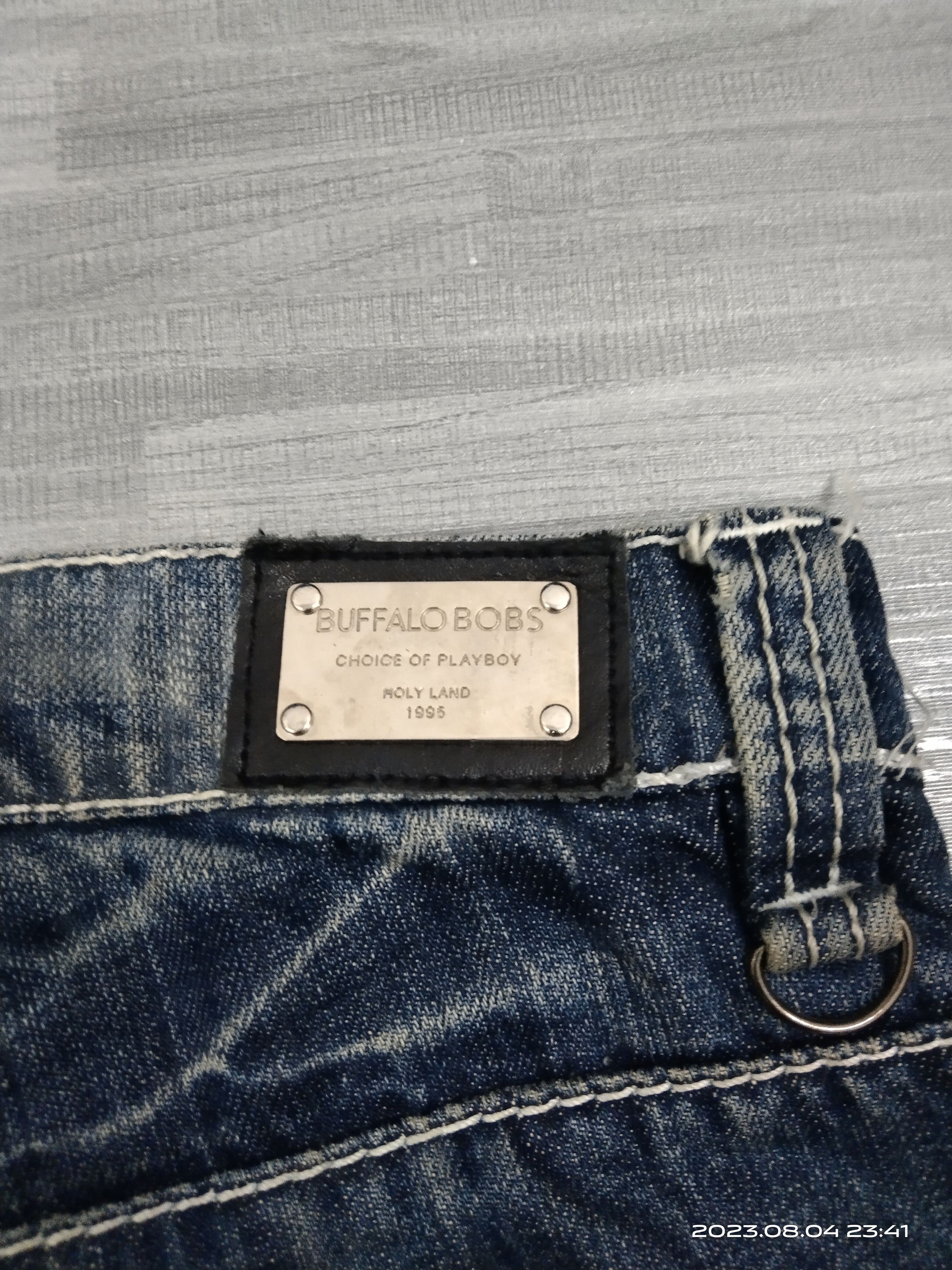BUFFALO BOBS SICK FLARE CURVE BUFFALO BOB DENIM PANTS Size US 31 - 6 Thumbnail