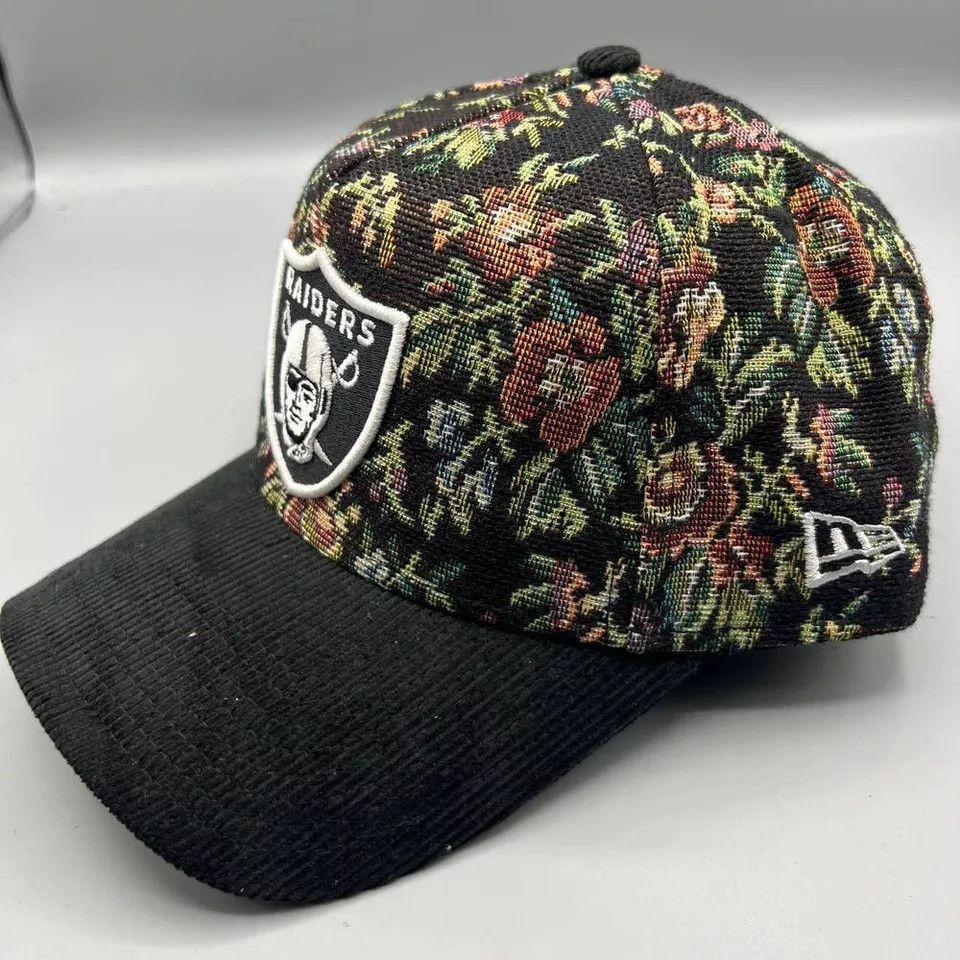 New Era Las Vegas Raiders Hat Men Corduroy 9Forty New Era Snap Back Size ONE SIZE - 2 Thumbnail