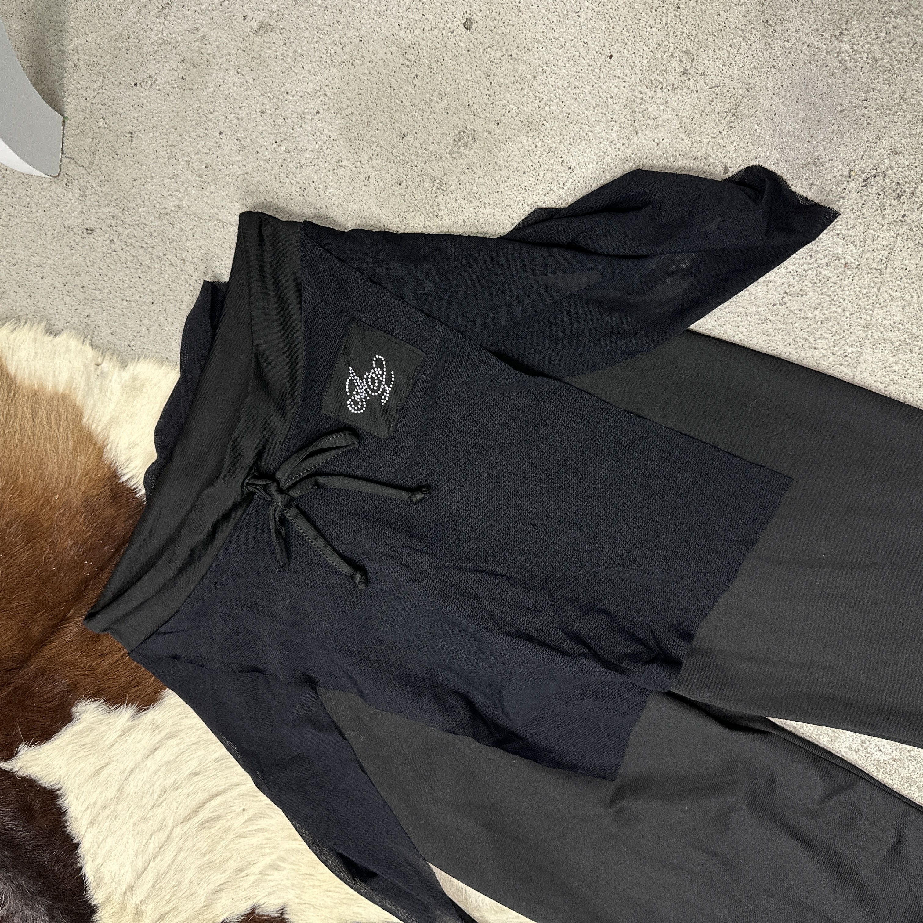 Vintage Vintage Sporty Pilates Princess Flared Sweatpants Y2K Size 25" / US 0 / IT 36 - 3 Thumbnail