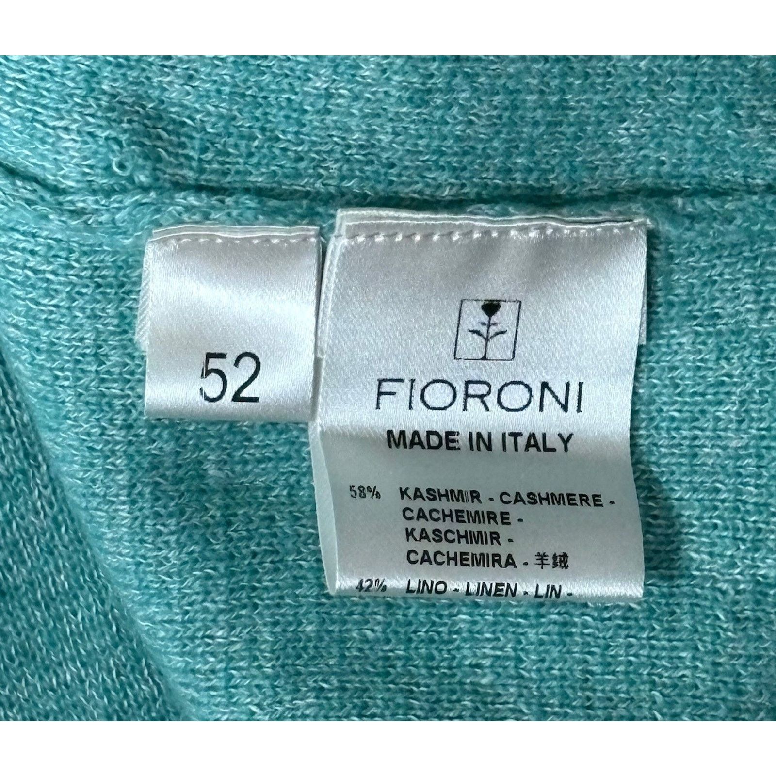 Other $1895 NWT Fioroni Cashmere Shirt Jacket Teal Overshirt 50(M) Size US M / EU 48-50 / 2 - 10 Thumbnail