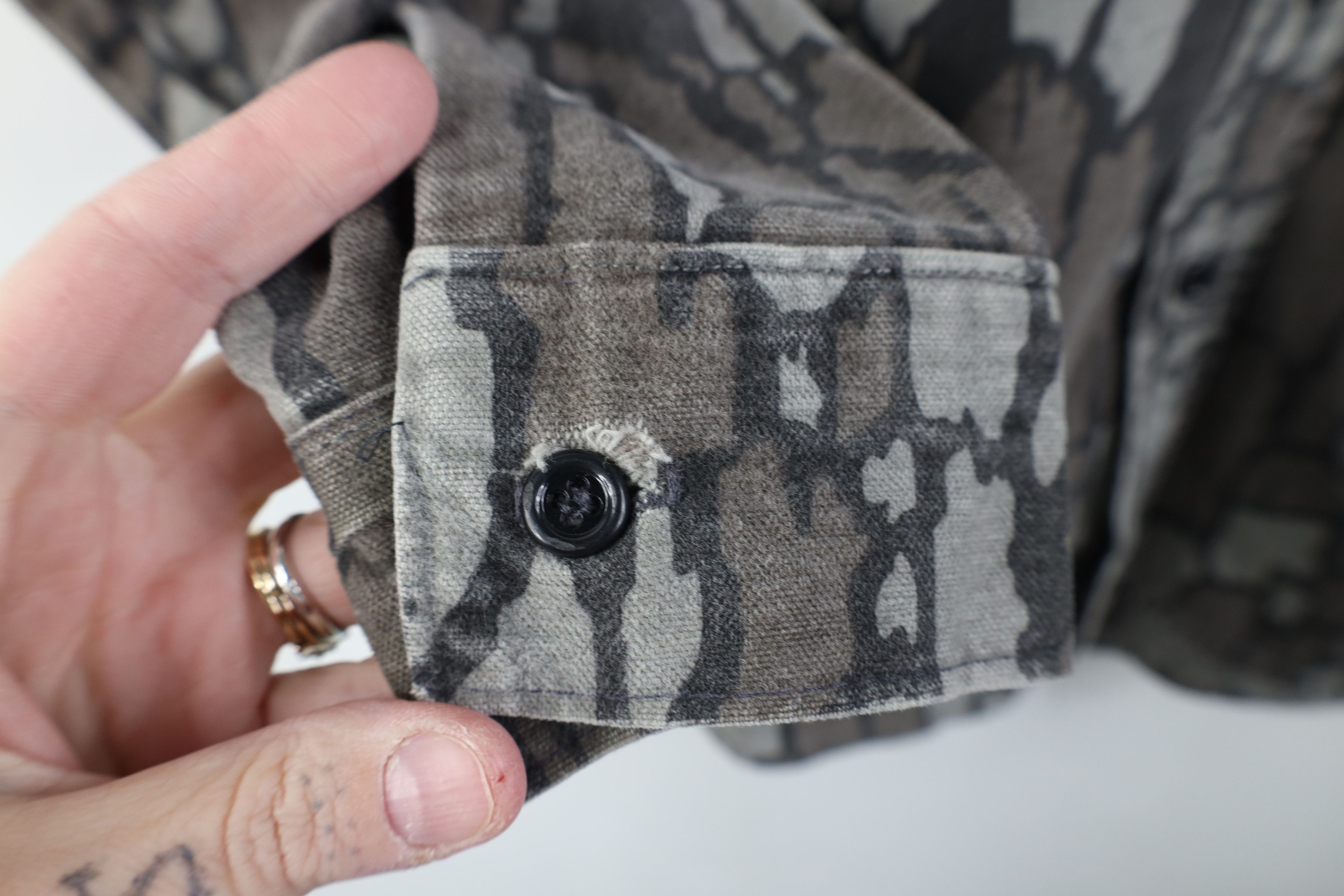 FiveBrother Vintage 70s Five Brother Chamois Cloth Button Shirt USA Size US L / EU 52-54 / 3 - 4 Thumbnail