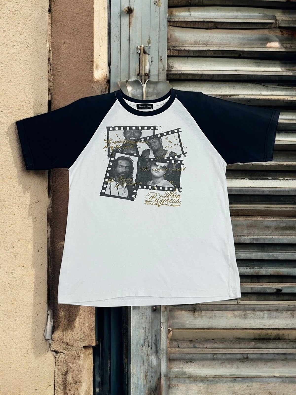 Band Tees Beaumont Carr Gangster Rap Side Hiphop Photo Tee Wording Y2K Size US L / EU 52-54 / 3 - 1 Thumbnail