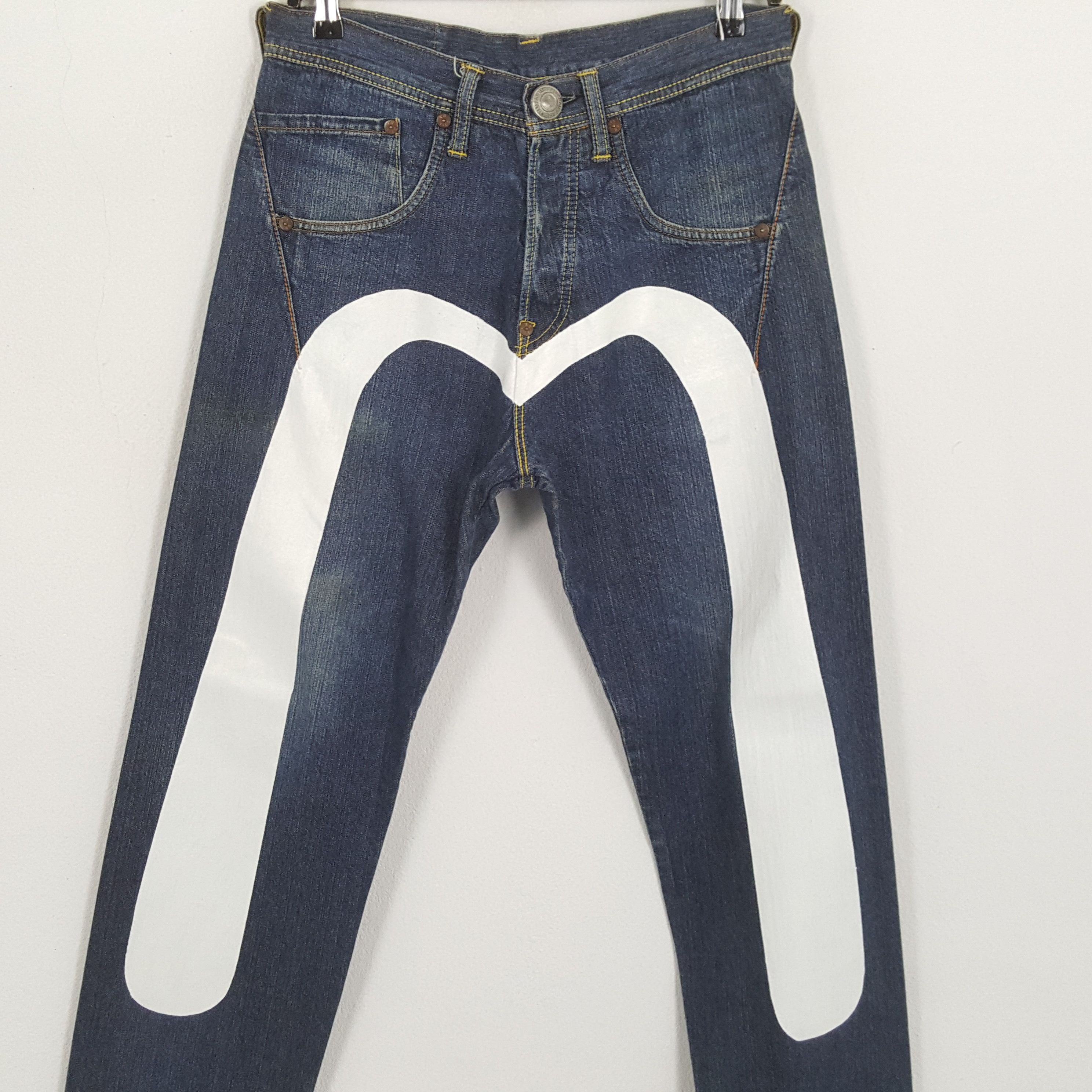 Japanese Brand × Vintage EVISU Japanese Brand Streetwear Custom Daicock Jeans Size US 30 / EU 46 - 2 Thumbnail