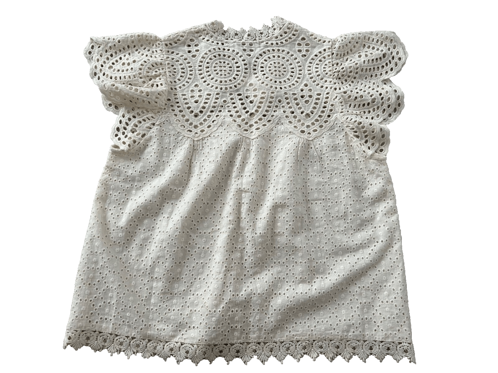 Bailey 44 Bailey 44 Eyelet Lace Tassel Top Off White ( M ) Size M / US 6-8 / IT 42-44 - 3 Thumbnail