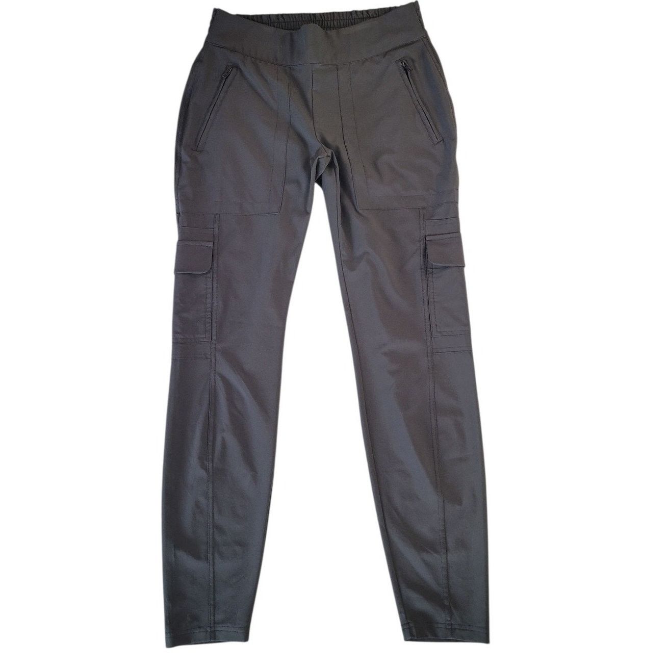 Athleta Athleta Cargo Pants Size 2 Black Travel Hiking Gorpcore Tech Size 26" / US 2 / IT 38 - 1 Thumbnail