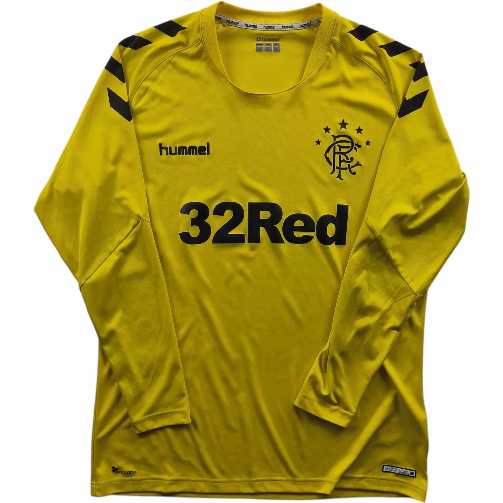 Rangers 2019-20 Hummel goalkeeper football jersey size XL
