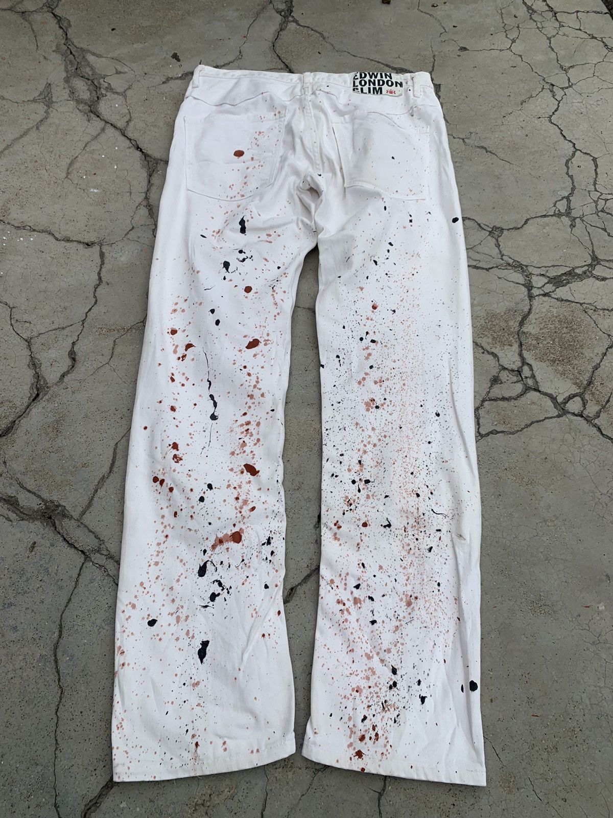 Edwin EDWIN LONDON 🇬🇧 CUSTOM PAINTER. Size US 33 - 1 Thumbnail