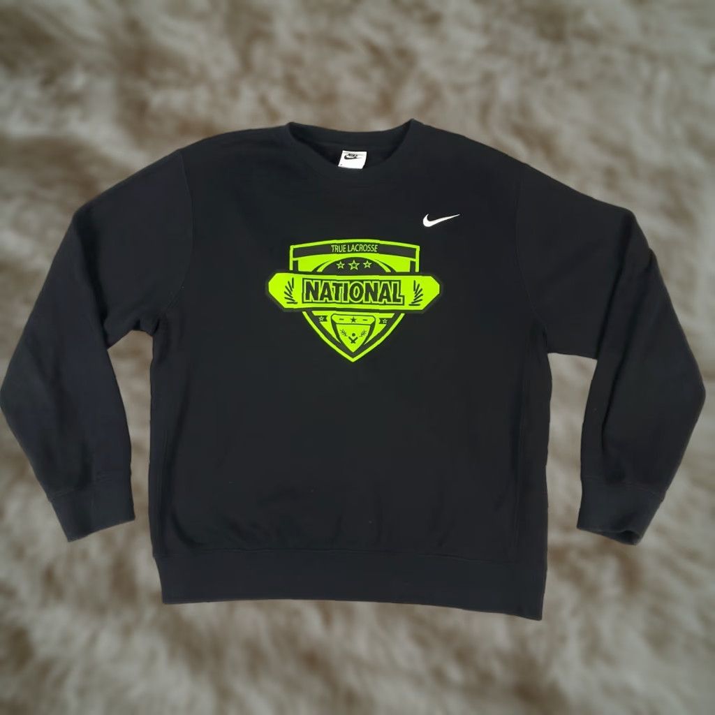 Nike Nike Sweater Mens Medium Black Swoosh Pullover Knit Shirt? Size US M / EU 48-50 / 2 - 1 Thumbnail