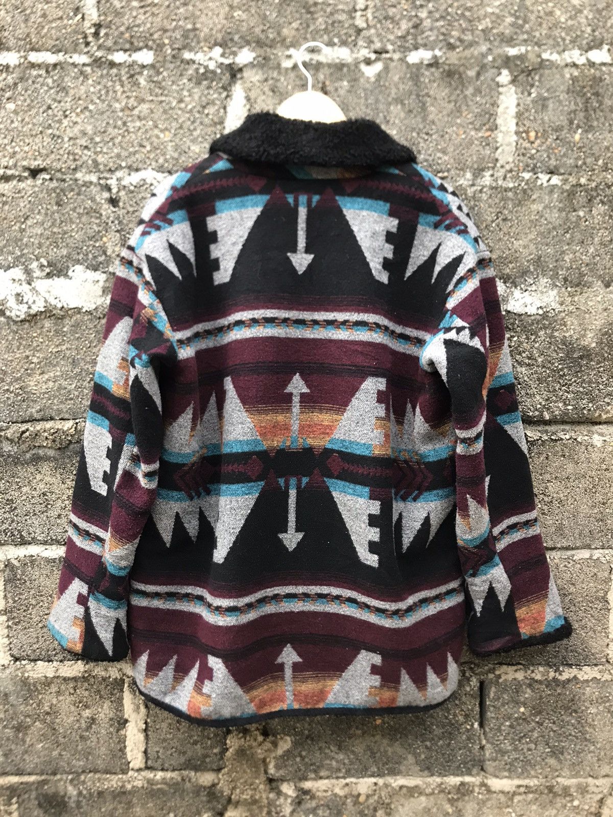 Japanese Brand ⚡️Vintage Southwestern Titicaca Navajo Patterned Coat Jacket Size US XL / EU 56 / 4 - 11 Thumbnail