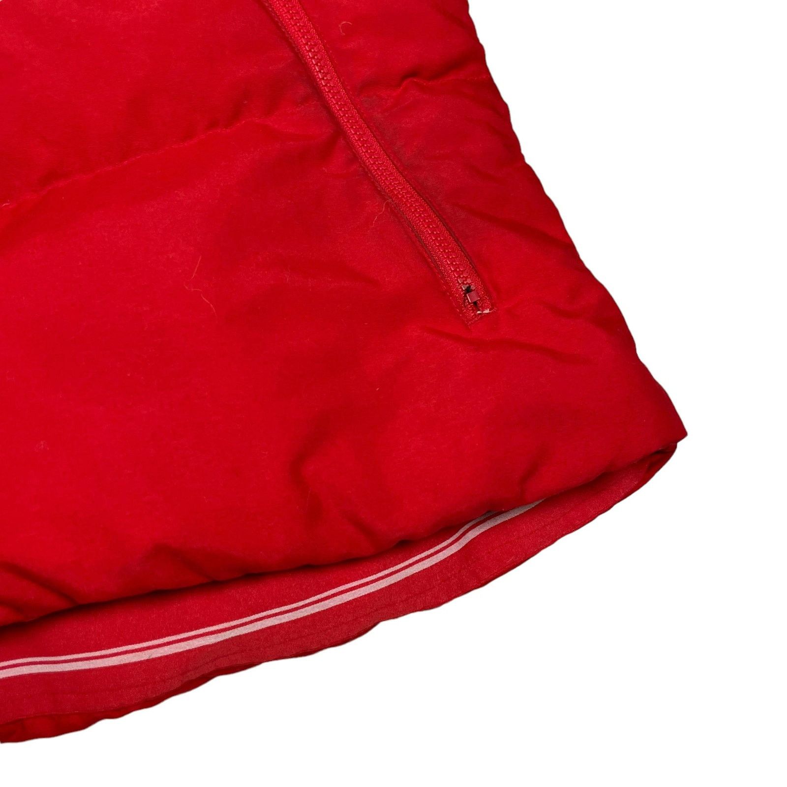 Nike × Vintage Nike Women's Red Embroidered Swoosh Full Zip Puffer Jacket M Size M / US 6-8 / IT 42-44 - 7 Thumbnail
