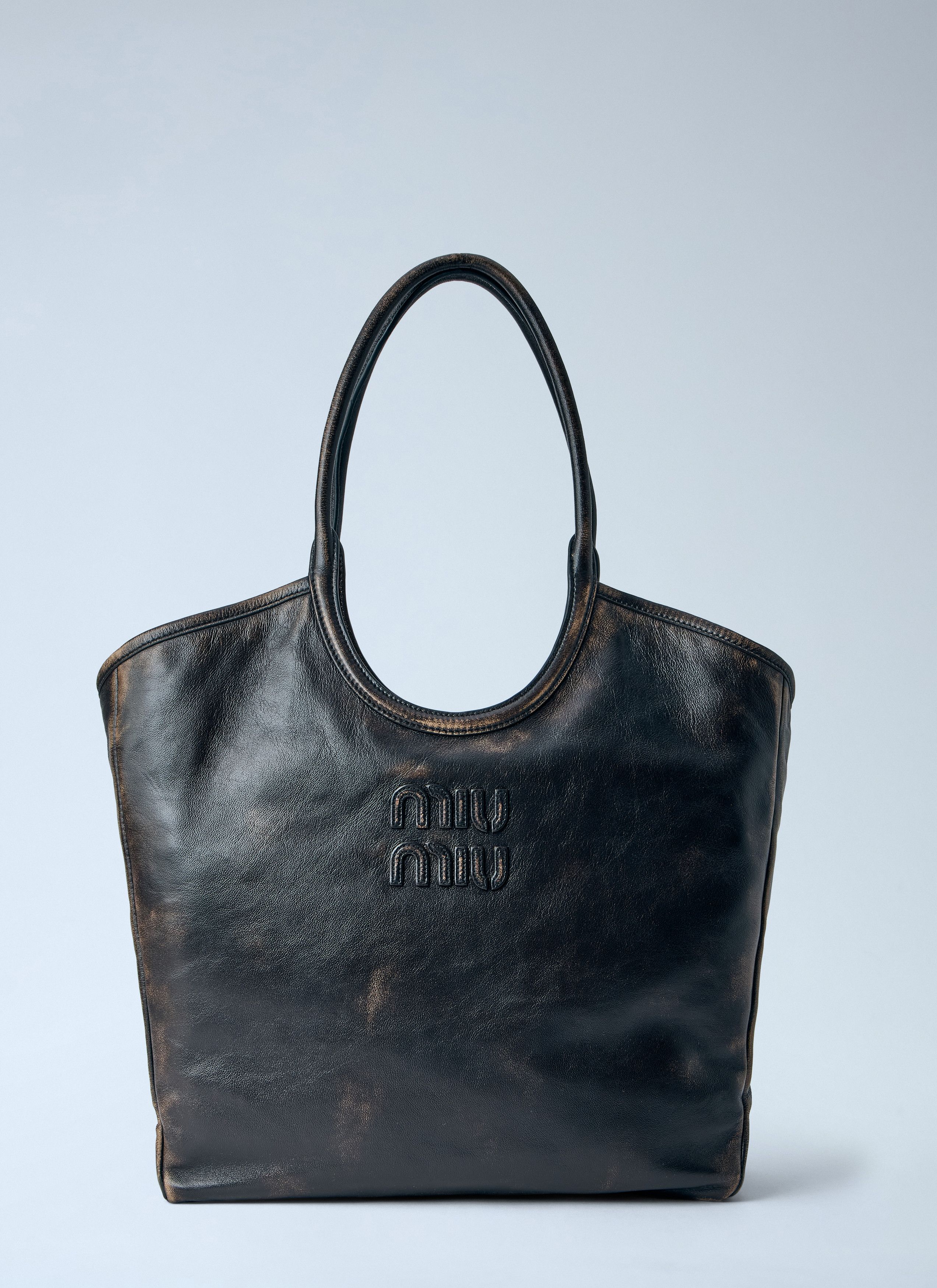 Miu Miu Ivy Leather Tote Bag Size ONE SIZE - 1 Thumbnail