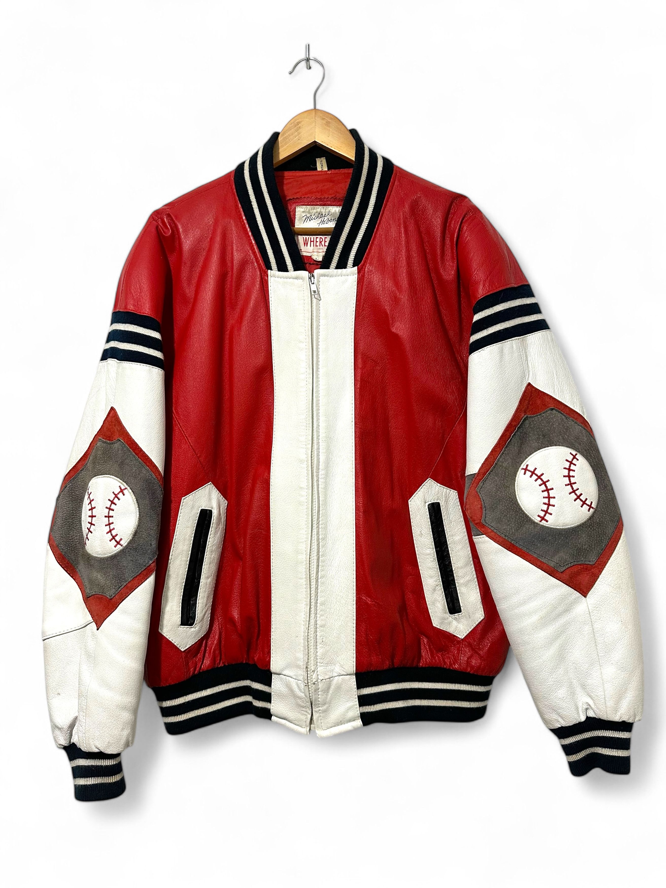 Michael Hoban 1991 Michael Hoban Leather Bomber Jacket Size US L / EU 52-54 / 3 - 1 Thumbnail