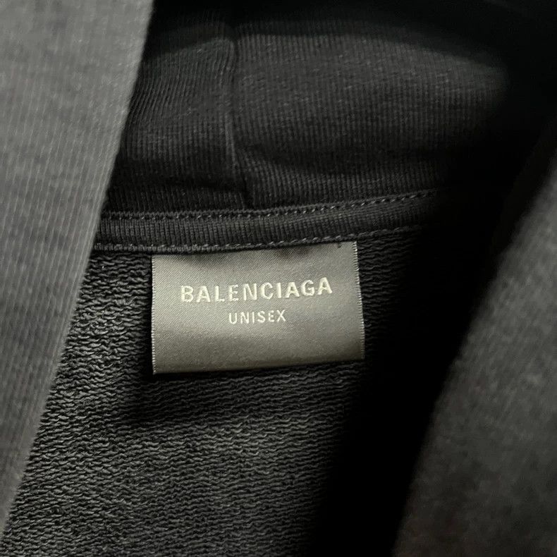 Balenciaga Balenciaga Latest Black Tape Coke Printed Logo Hoodie-2506 Size US XL / EU 56 / 4 - 2 Thumbnail
