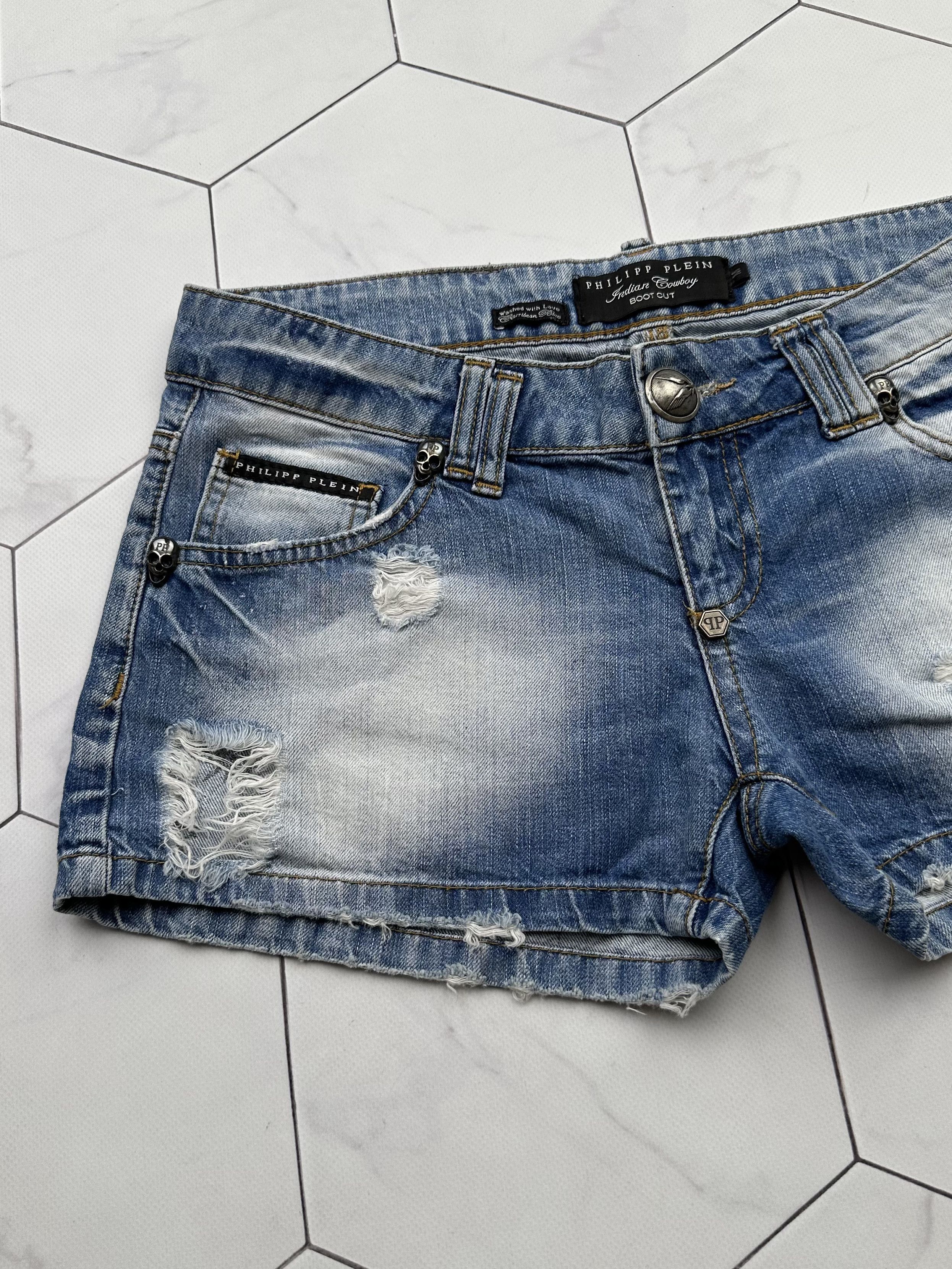 Philipp Plein Philipp Plein Vintage Mini Shorts (B335) Size 29" - 2 Thumbnail