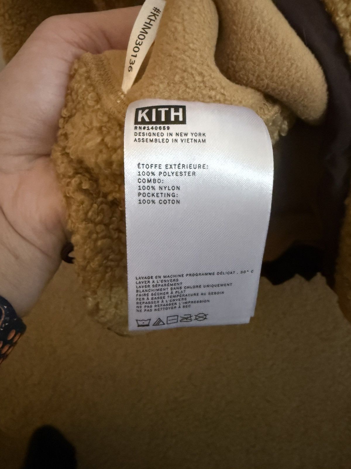 Kith Kith Bonded Sherpa Hoodie - Highland - XXL Size US XXL / EU 58 / 5 - 12 Thumbnail