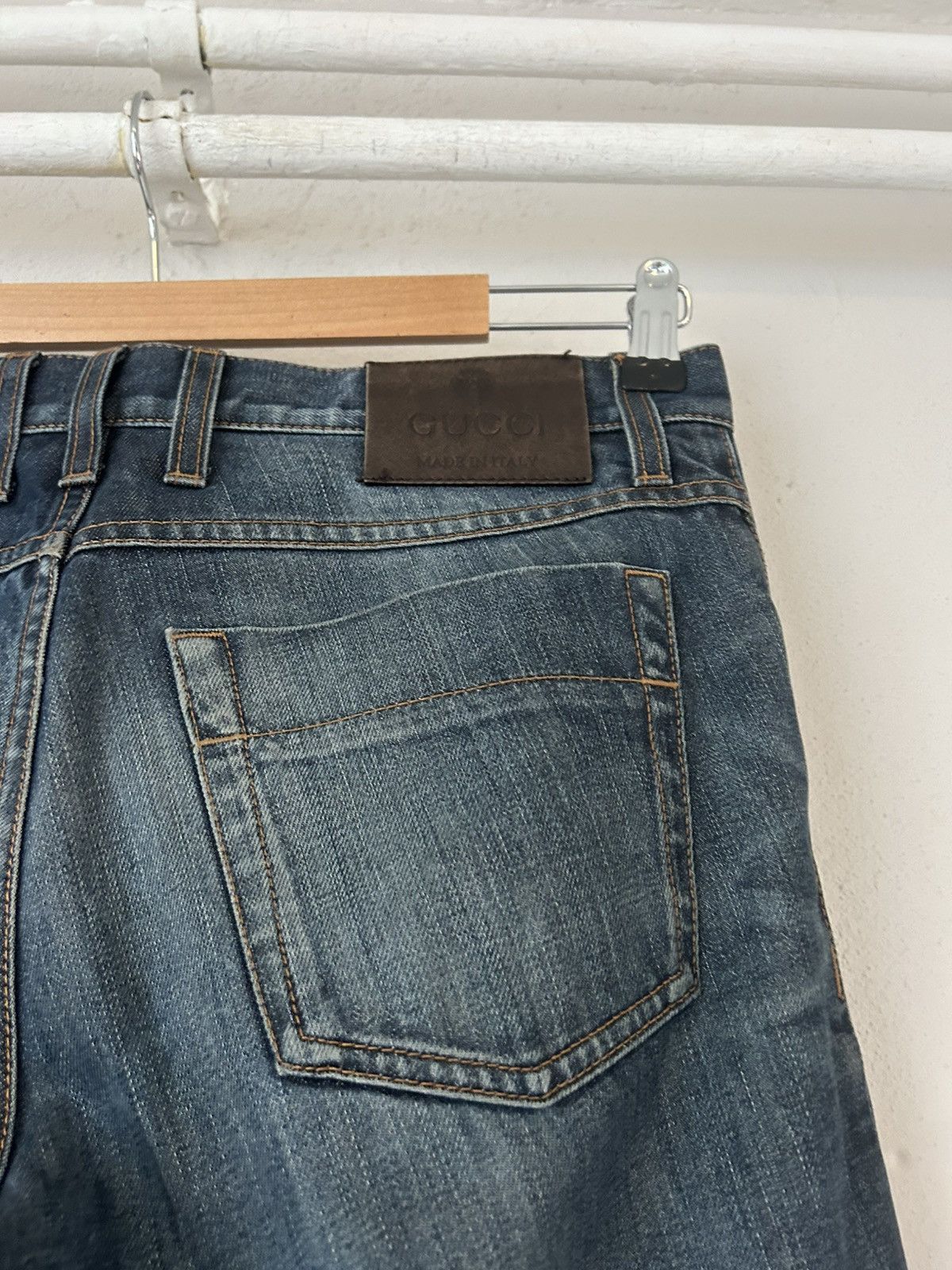 Gucci Gucci Blue Denim Jeans - Size 46 Size US 30 / EU 46 - 9 Thumbnail