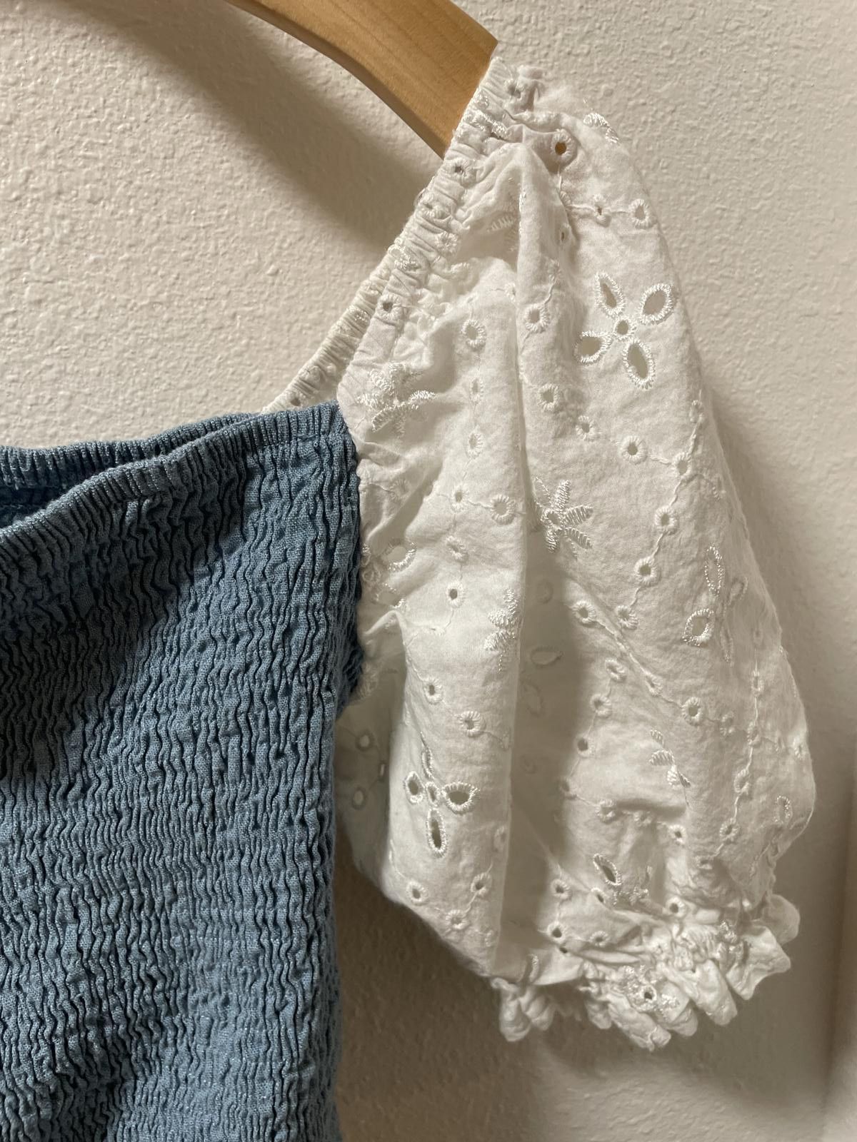 Other Strut & Bolt Blouse Top Women's Small Blue White Festival Size S / US 4 / IT 40 - 3 Thumbnail