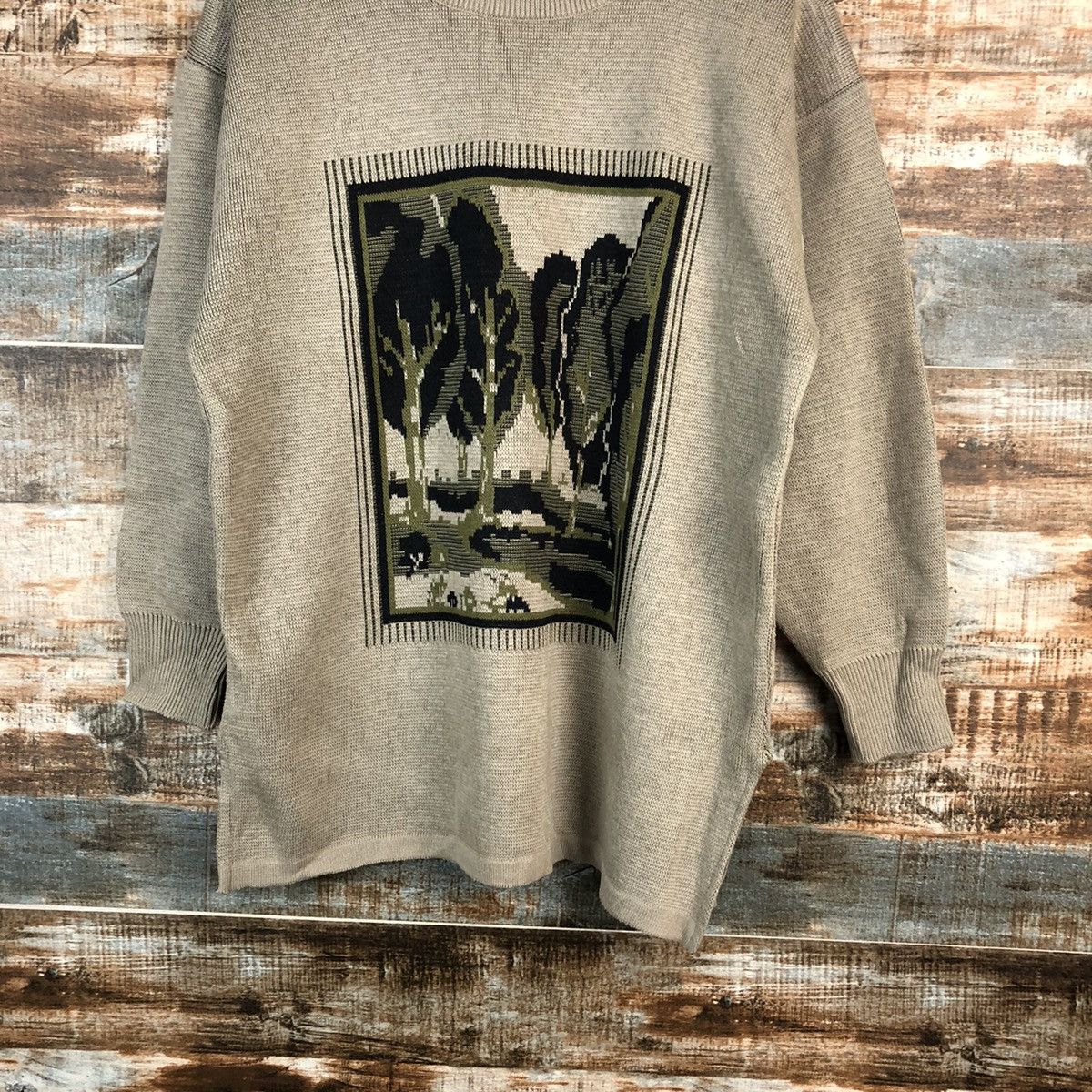Japanese Brand Jarause art streetwear japan local Brown Knitwear #A2399 Size M / US 6-8 / IT 42-44 - 3 Thumbnail