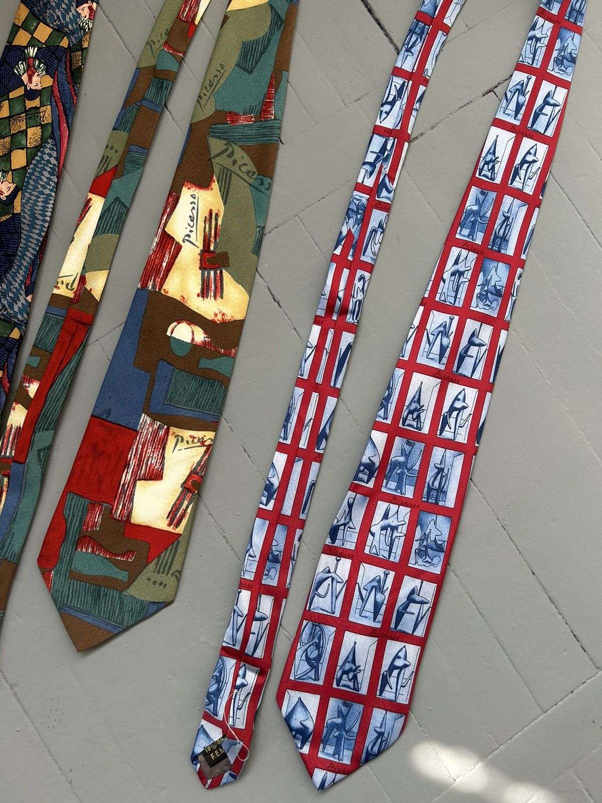 Other Picasso silk tie 3 pieces Size ONE SIZE - 3 Thumbnail