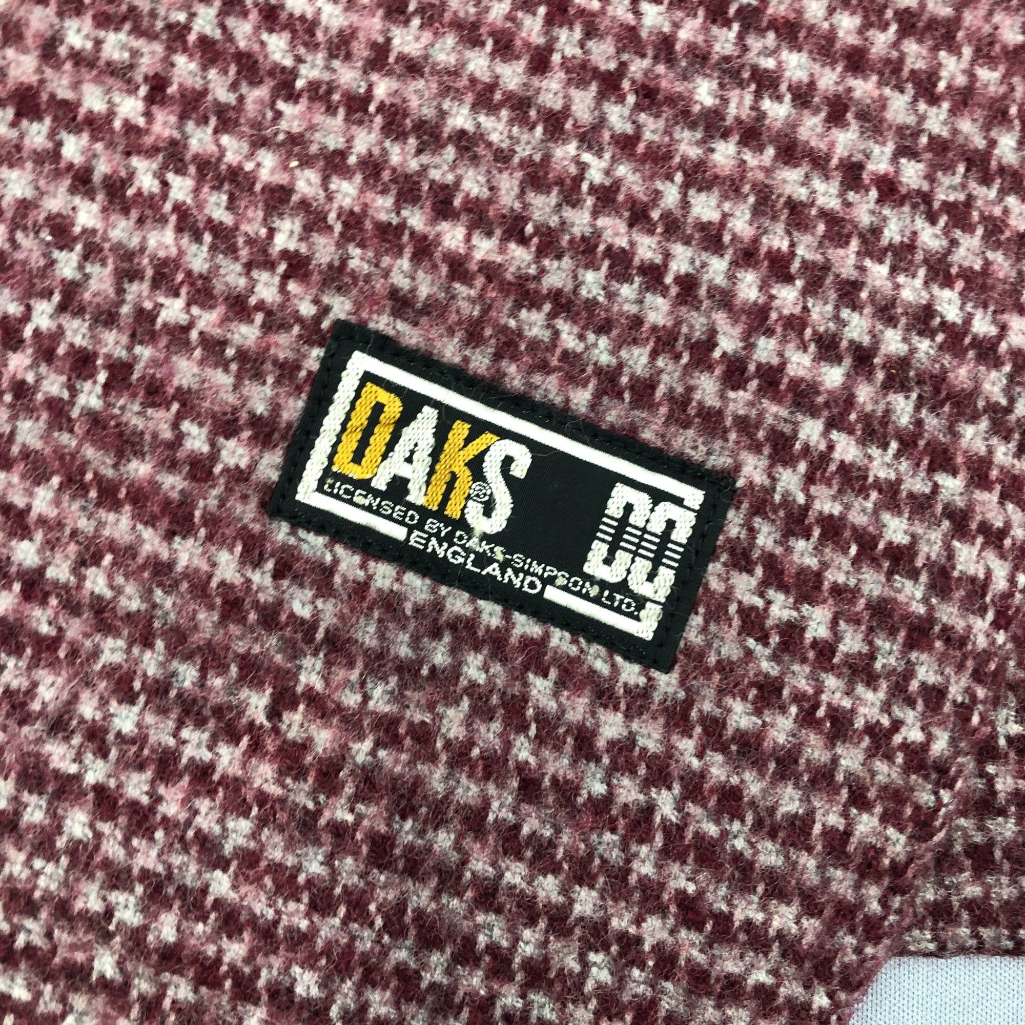 DAKS Vintage DAKS Scarf Muffler Wool Plaid Tartan Scarves Size ONE SIZE - 4 Thumbnail