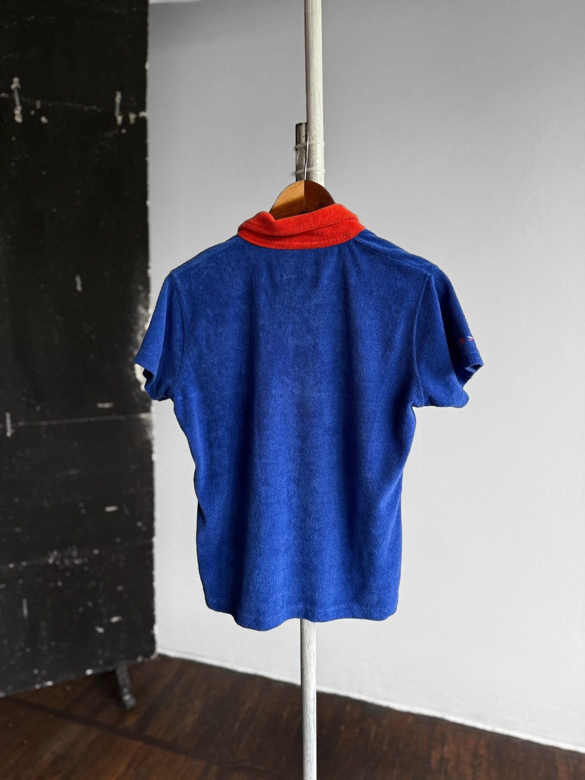 Reebok Reebok Womens Vintage 90s Blue Short Sleeve Polo Shirt Size M / US 6-8 / IT 42-44 - 2 Thumbnail
