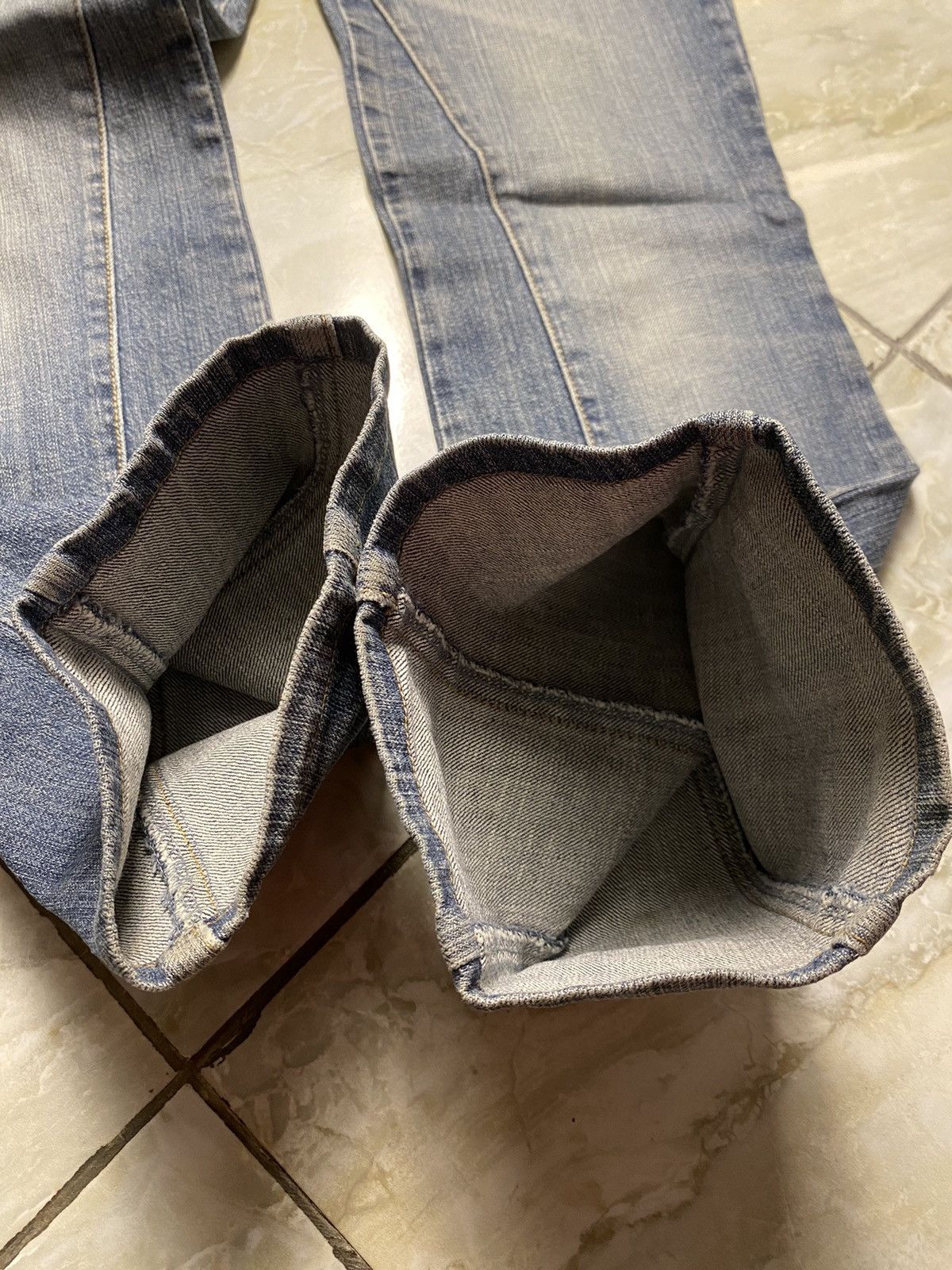 Japanese Brand Wellbeing Vintage Japanese Flare Jeans Size 28" / US 6 / IT 42 - 12 Thumbnail