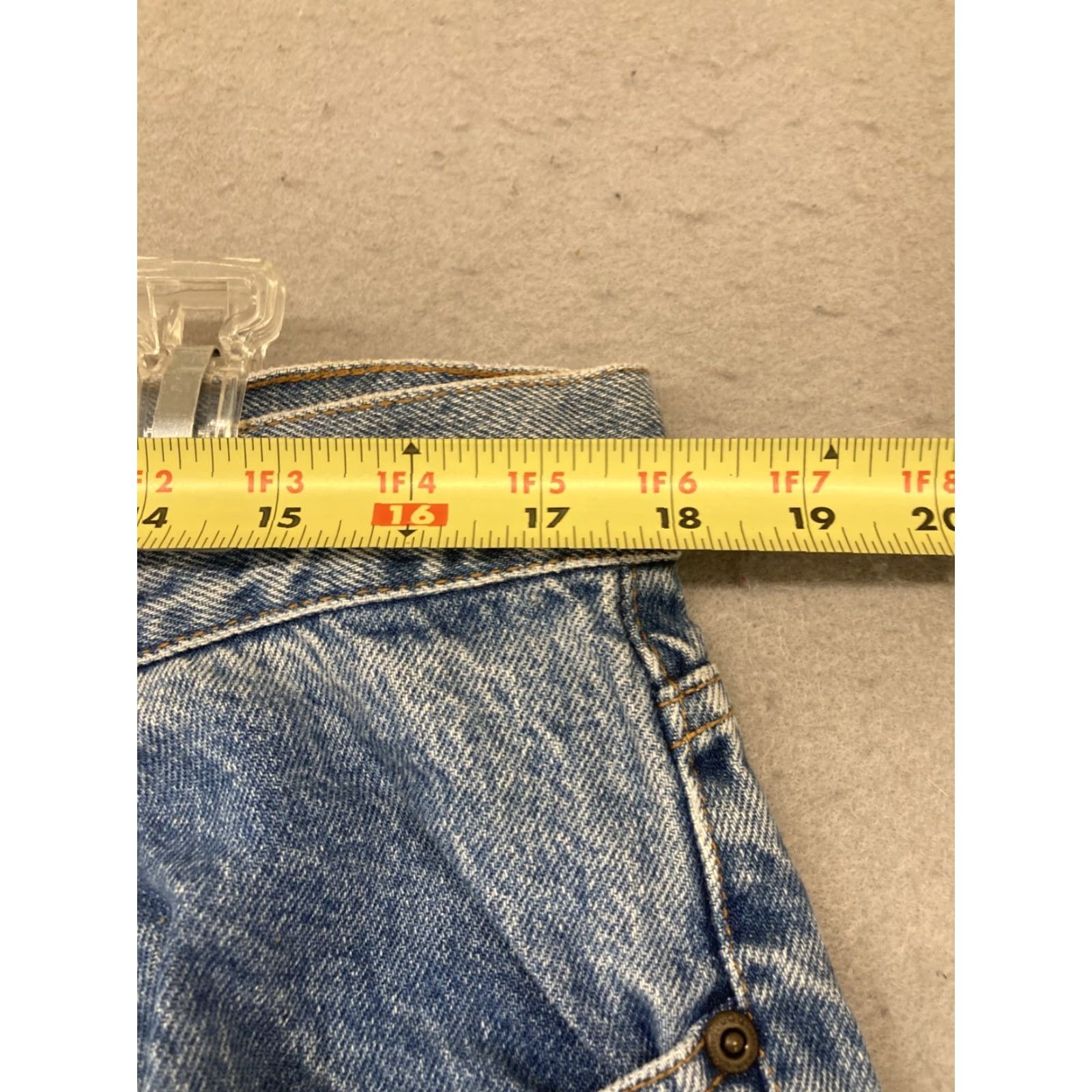 Vintage Bogari Jeans Mens 40 x 30 90s Designer Vintage Blue Denim 5-Pocket Straight Regular Cotton Logo Studded Top Quality Shirt Size US 40 / EU 56 - 5 Thumbnail