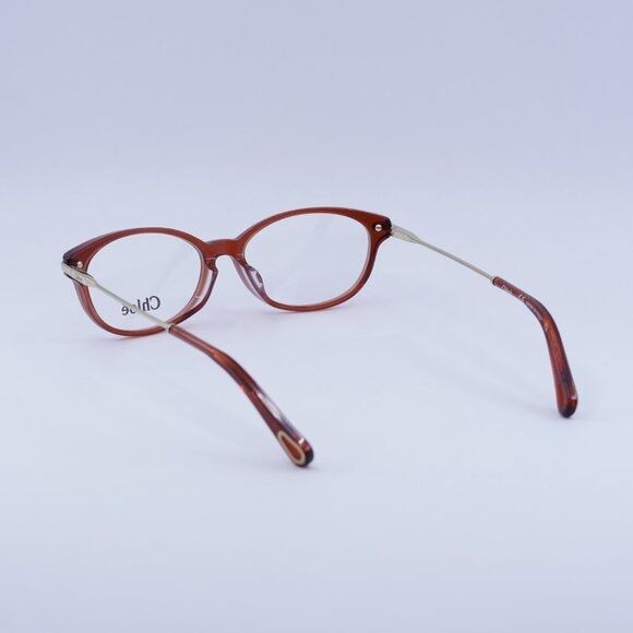 Chloe Chloe CE2724A 223 Burnt/Gold Eyeglasses 52mm Size ONE SIZE - 8 Thumbnail