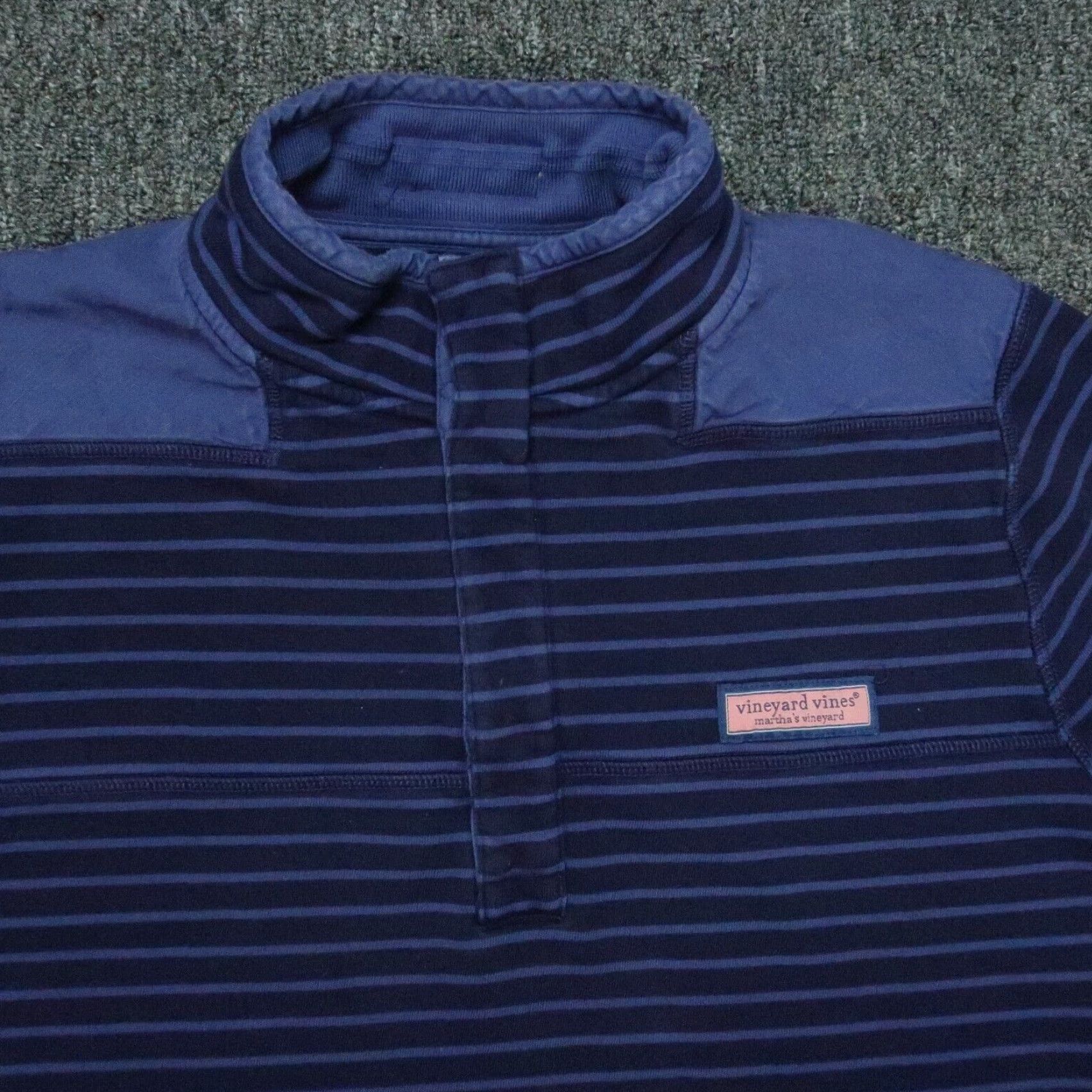 Vineyard Vines Vineyard Vines Sweater Mens Medium Blue Pullover Murrays Toggery Shep Snap Size US M / EU 48-50 / 2 - 2 Thumbnail
