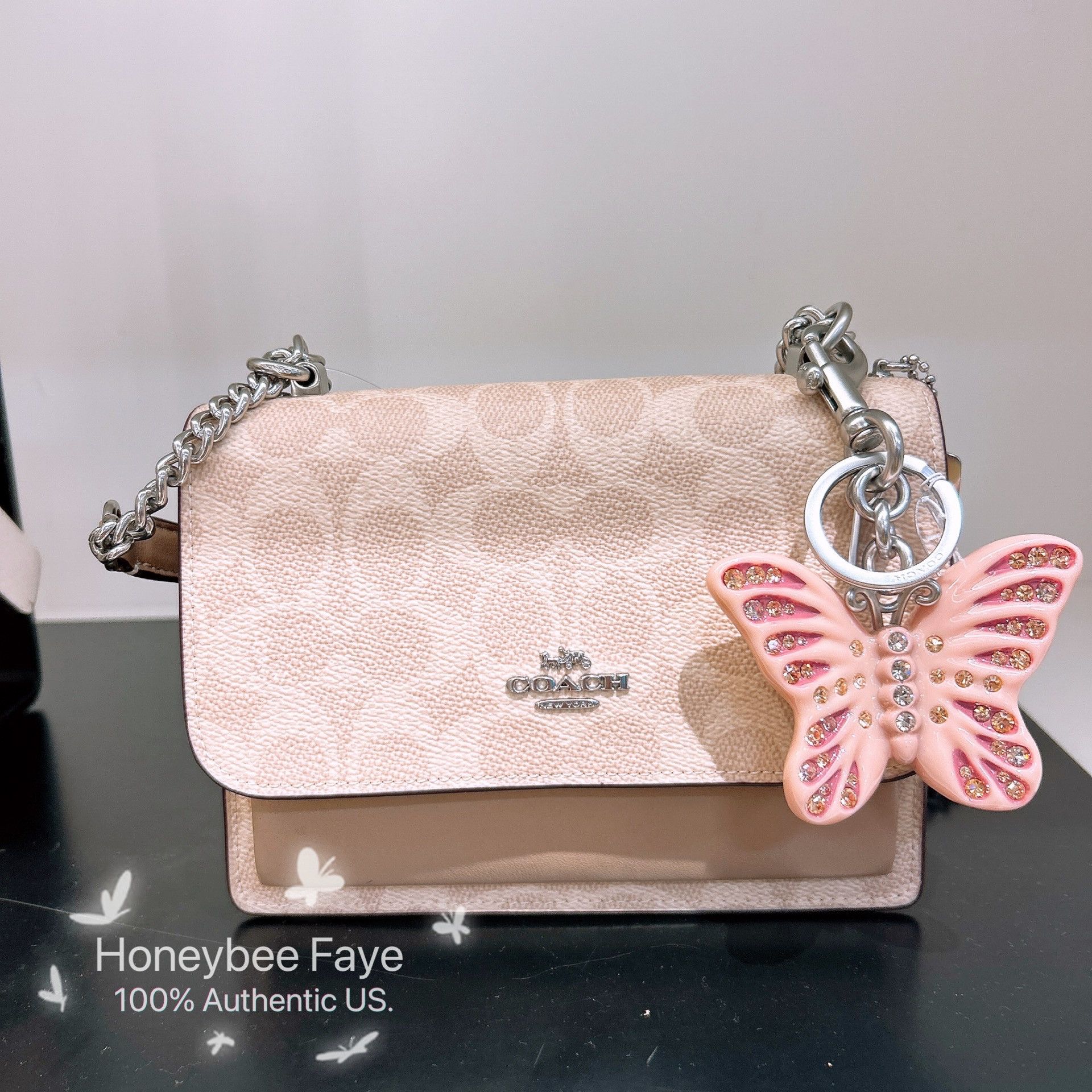 Coach NWT Coach Butterfly Bag Charm CCD44 Size ONE SIZE - 6 Thumbnail