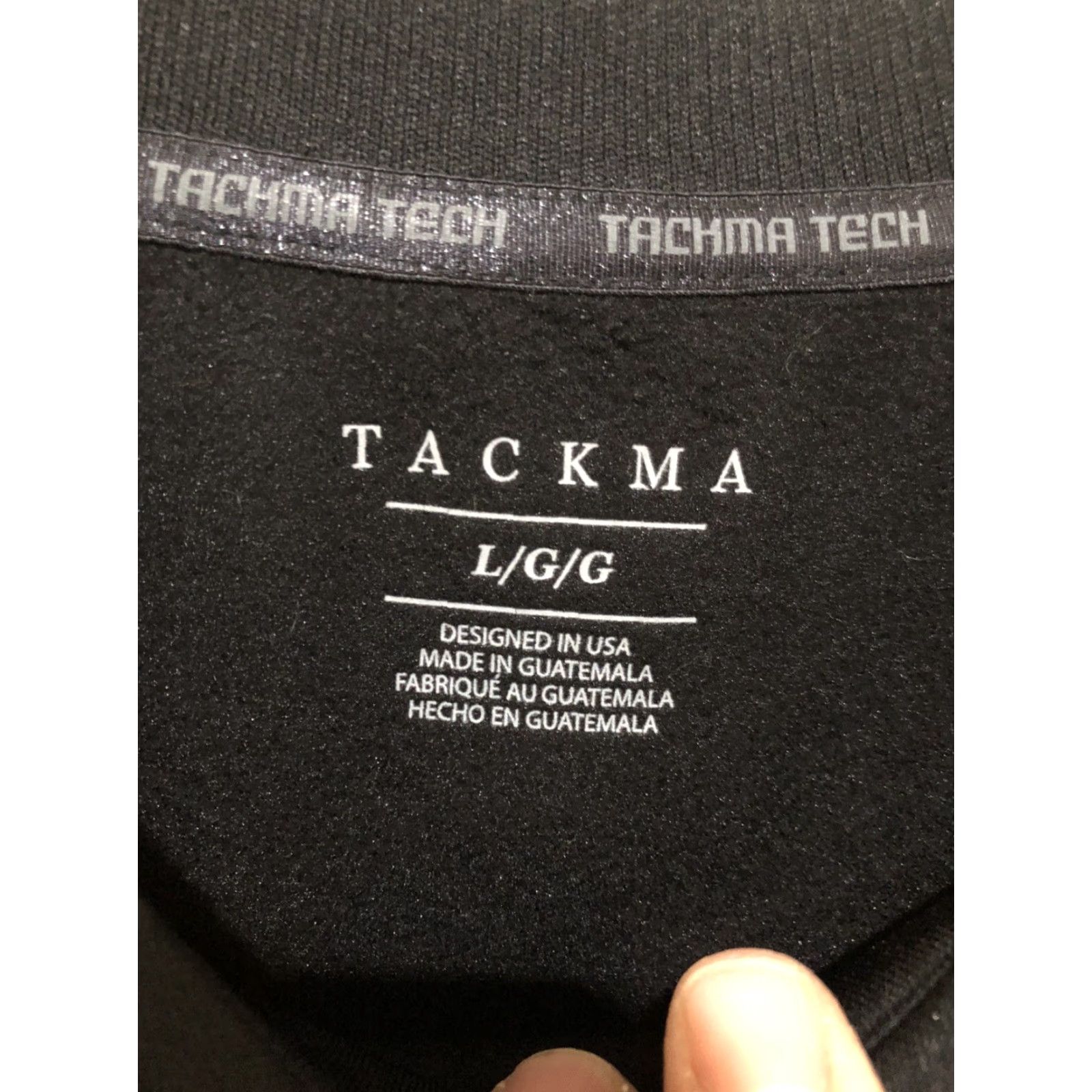 Vintage Tackma Tech Black Polyester 3M Reflective Pullover Crewneck Sweatshirt L Men Size US L / EU 52-54 / 3 - 6 Thumbnail