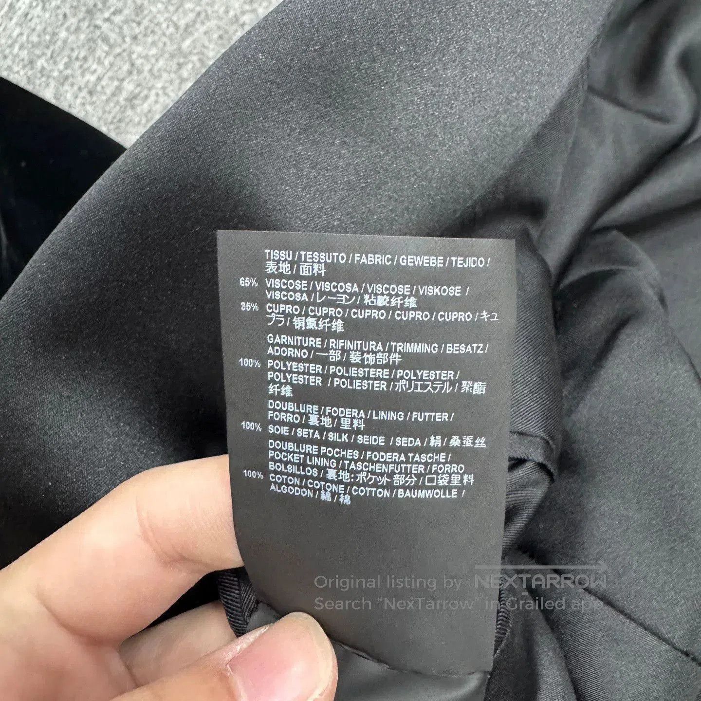 Saint Laurent Paris stylish velvet blazer from SLP. Size US L / EU 52-54 / 3 - 5 Thumbnail
