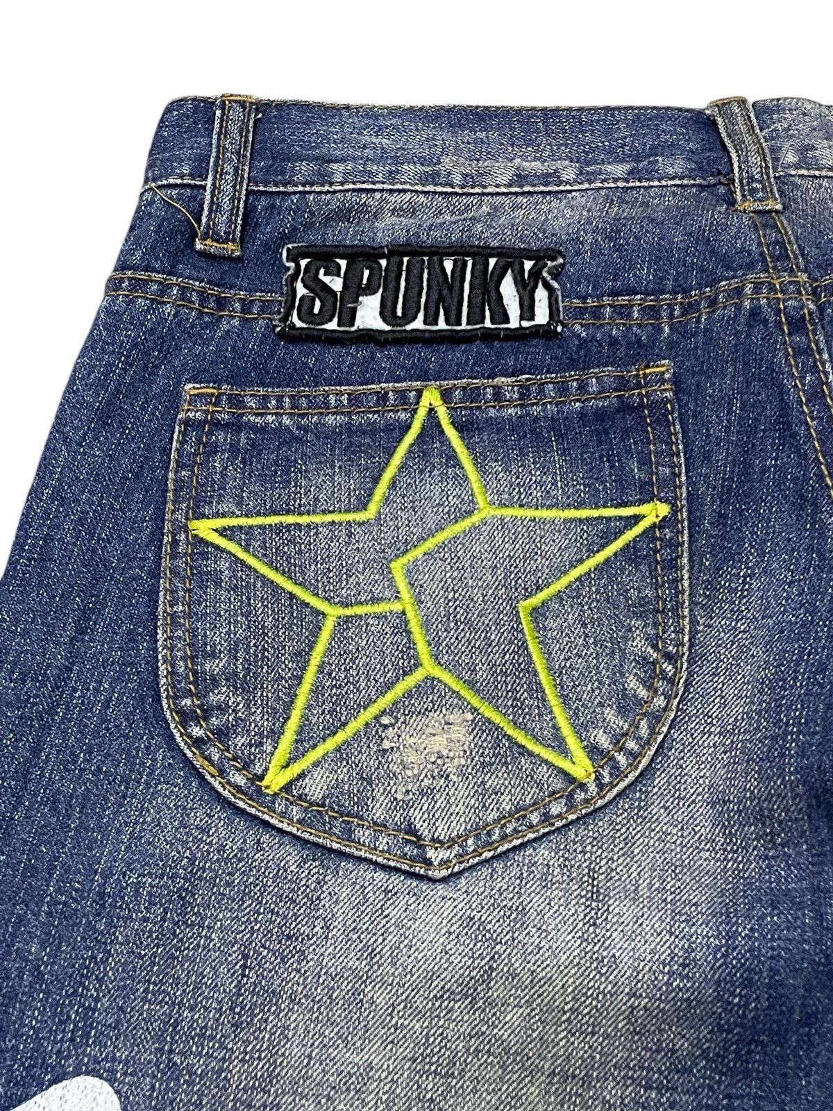 Hysteric Glamour × Shellac Buzz Spunky Japan Archive Surfer Patched Loose Jeans Size US 30 / EU 46 - 21 Thumbnail