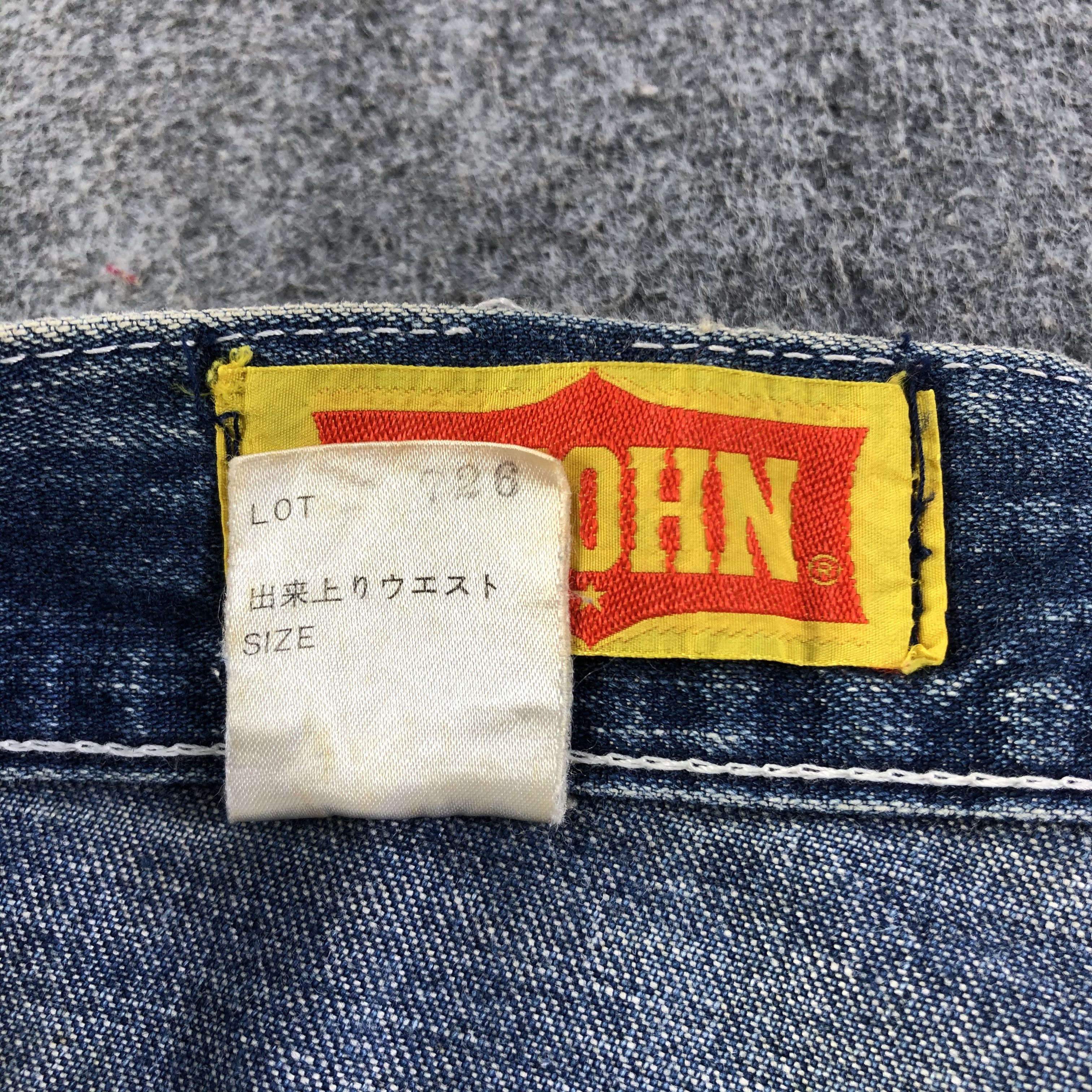 Japanese Brand Vintage Eljohn Jeans Carpenter Denim 25x28-J2783 Size US 26 / EU 42 - 9 Thumbnail