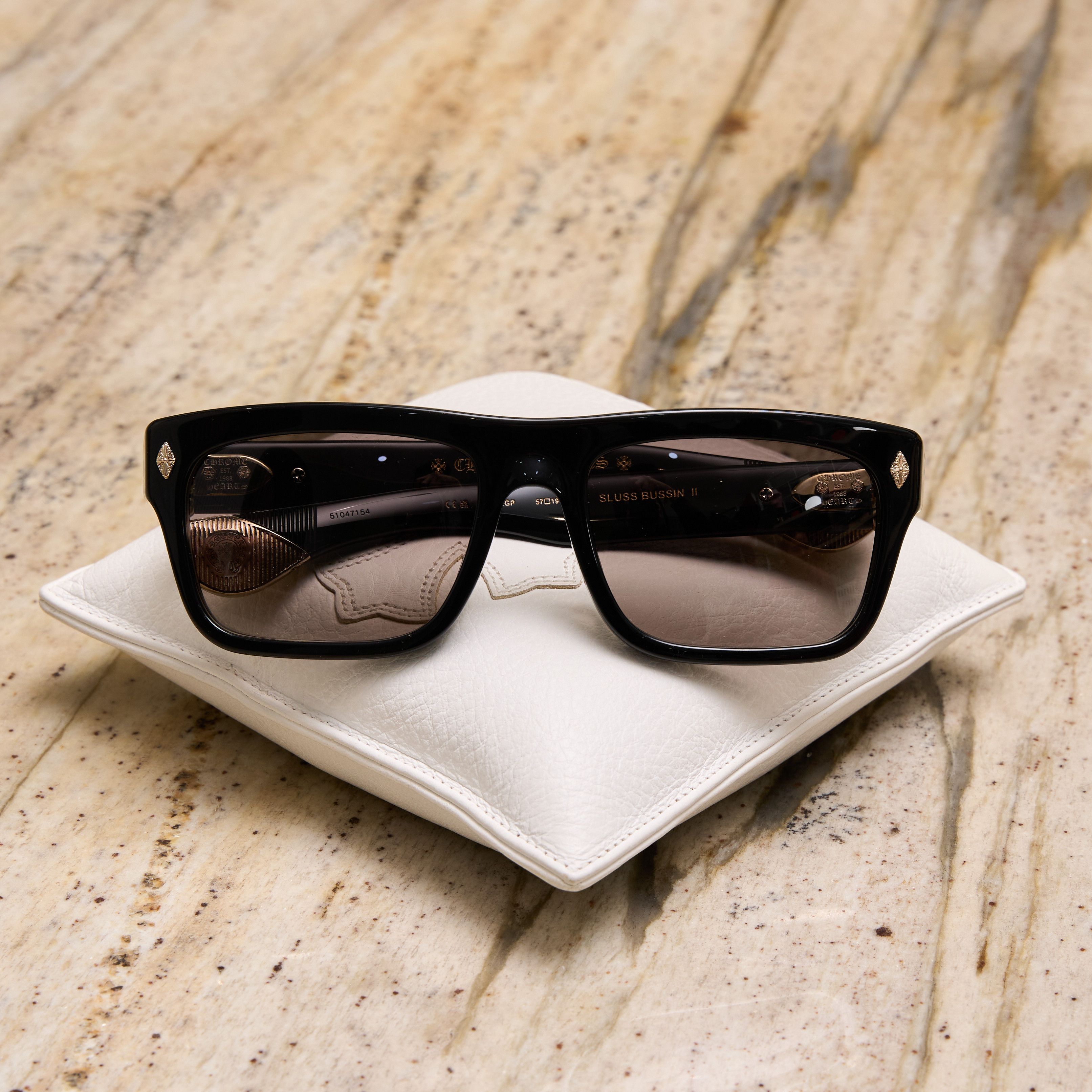 Chrome Hearts CHROME HEARTS SLUSS BUSSIN II Black/18KGP Size ONE SIZE - 6 Thumbnail
